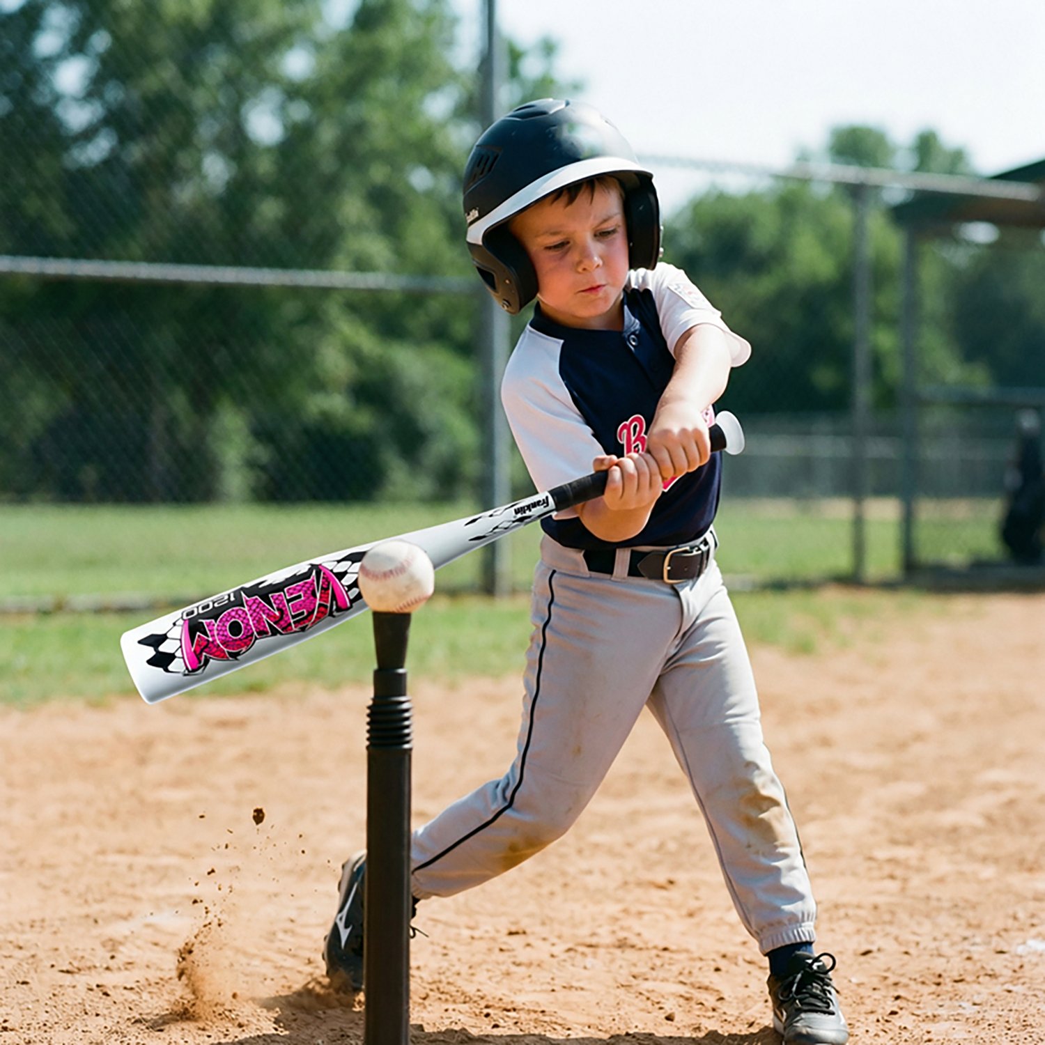 Franklin Kids' Venom 1200 Aluminum T-ball Bat                                                                                    - view number 6