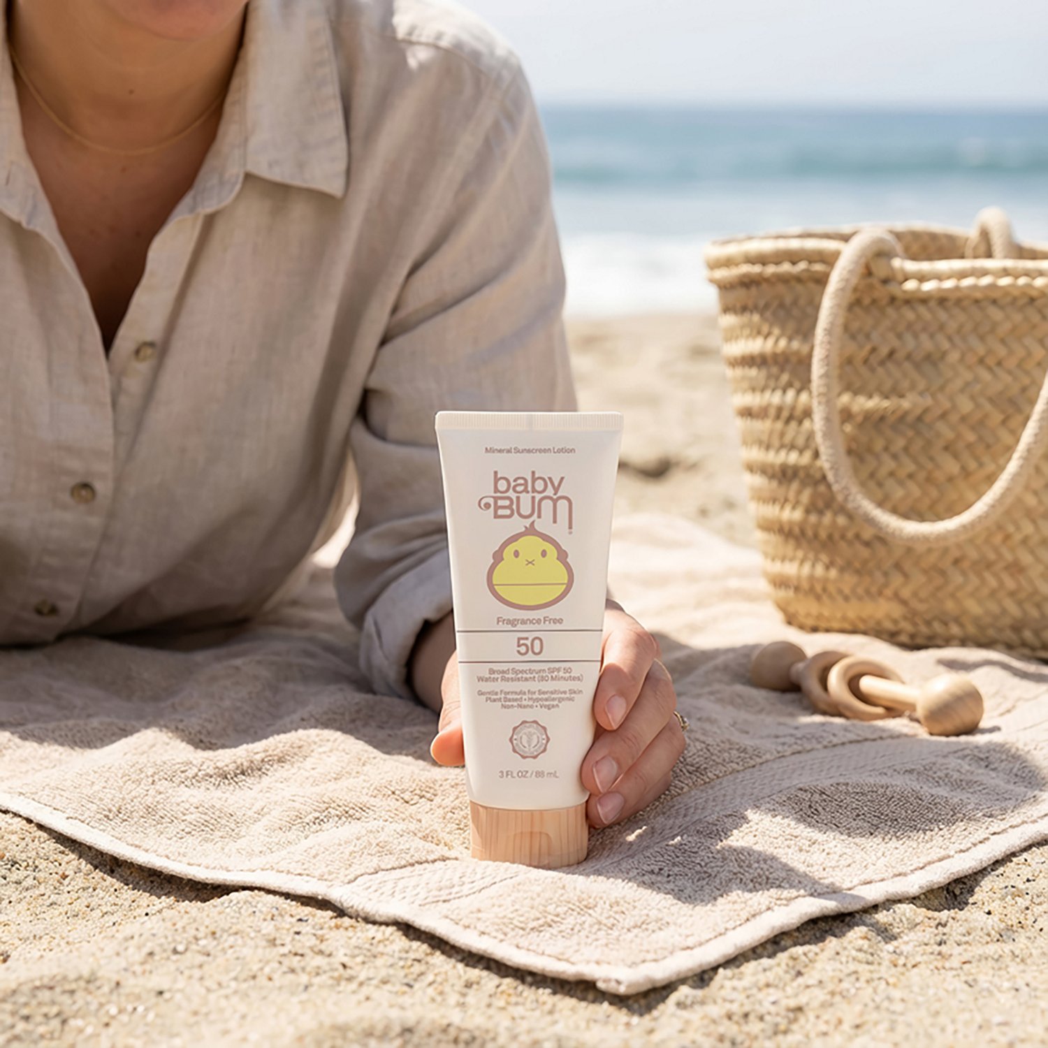 Sun Bum SPF 50 Mineral Fragrance Free 3 oz Baby Sunscreen Lotion - view number 2