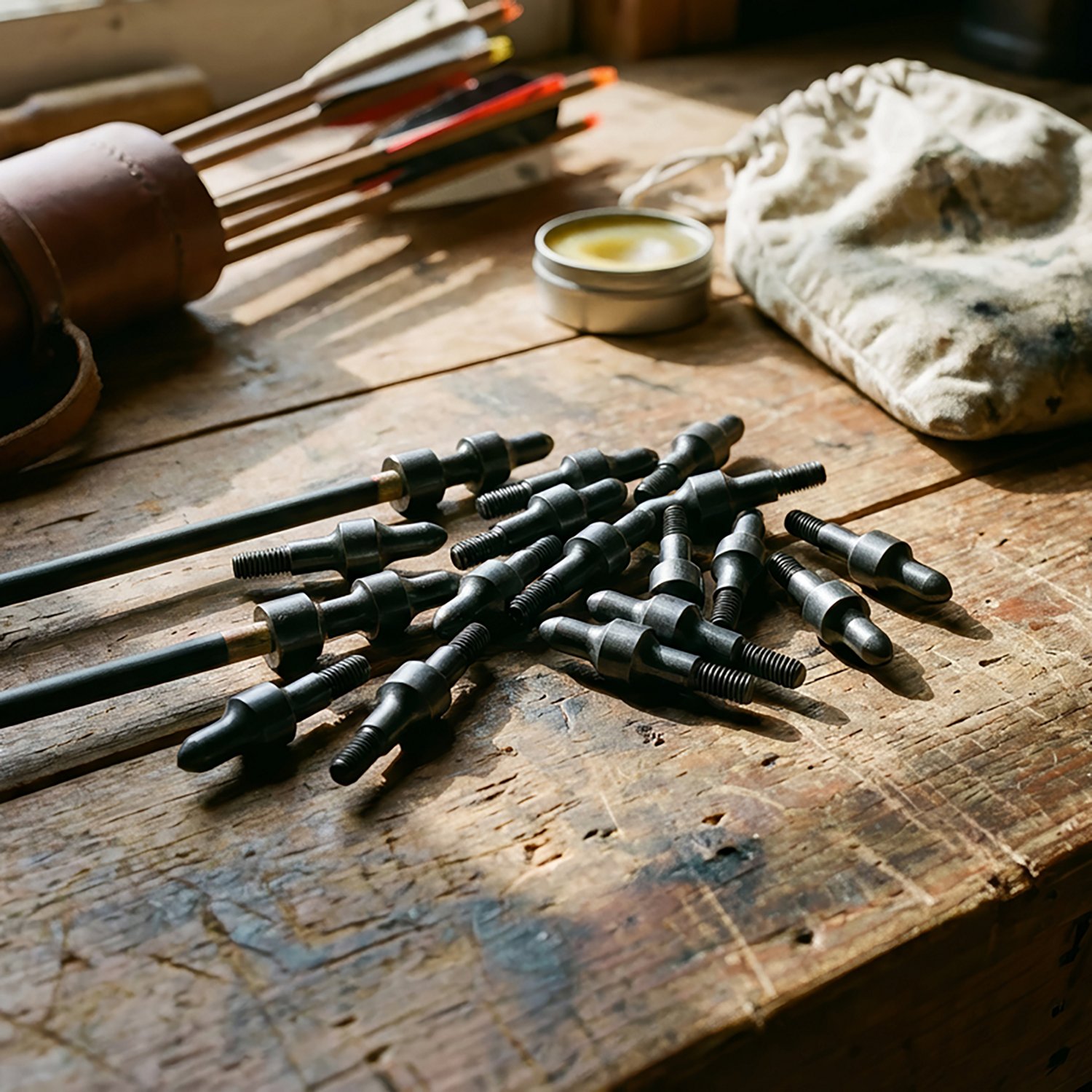 New Archery Products 9/32 in 125-Grain Practice 3-D Points 12-Pack                                                               - view number 2