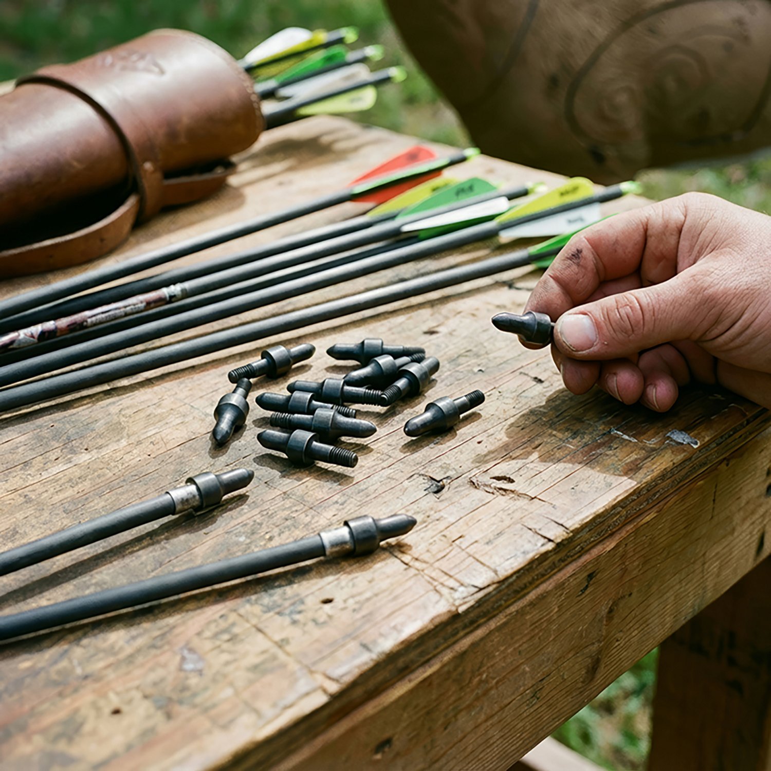 New Archery Products 5/16 in 100-Grain Practice 3-D Points 12-Pack                                                               - view number 2