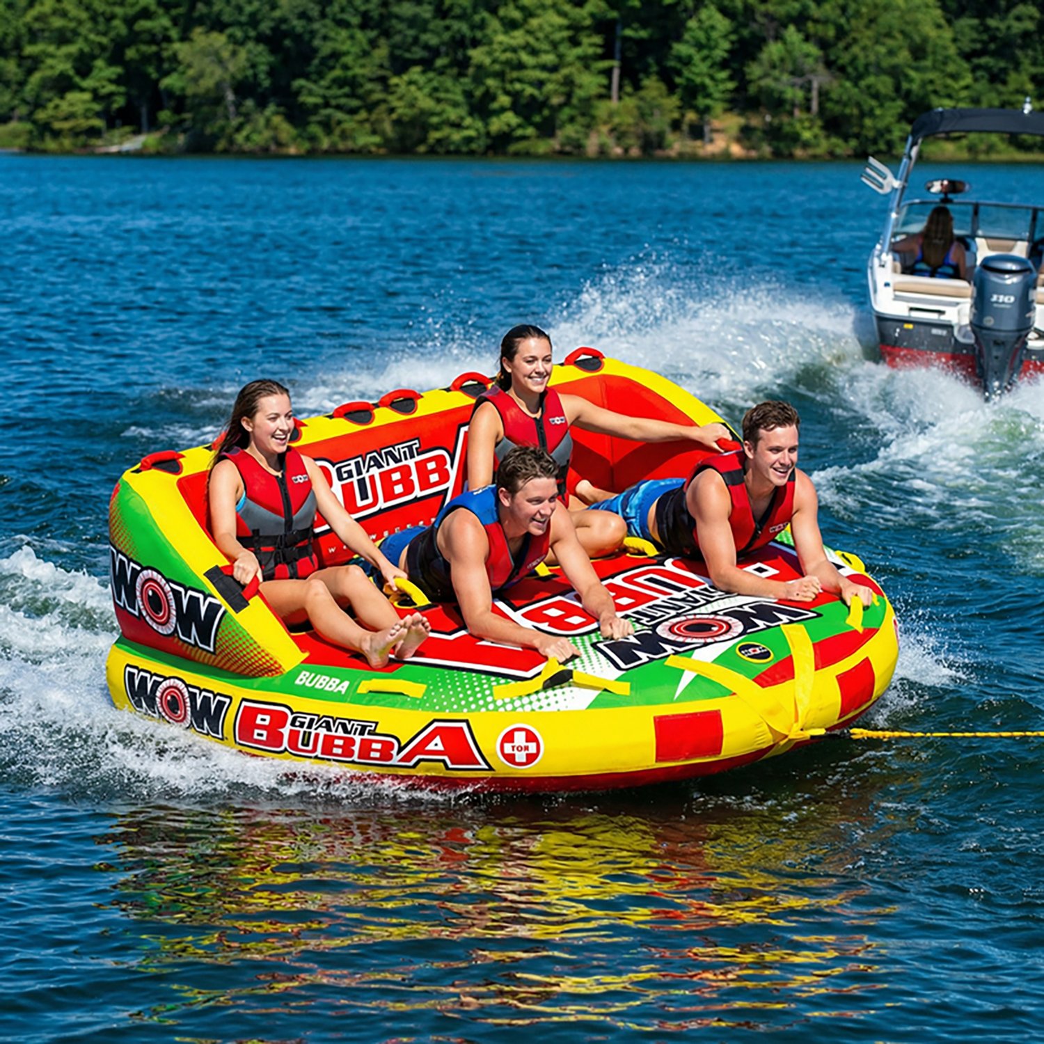 WOW Watersports Giant Bubba 4-Person Inflatable Towable Tube - view number 4