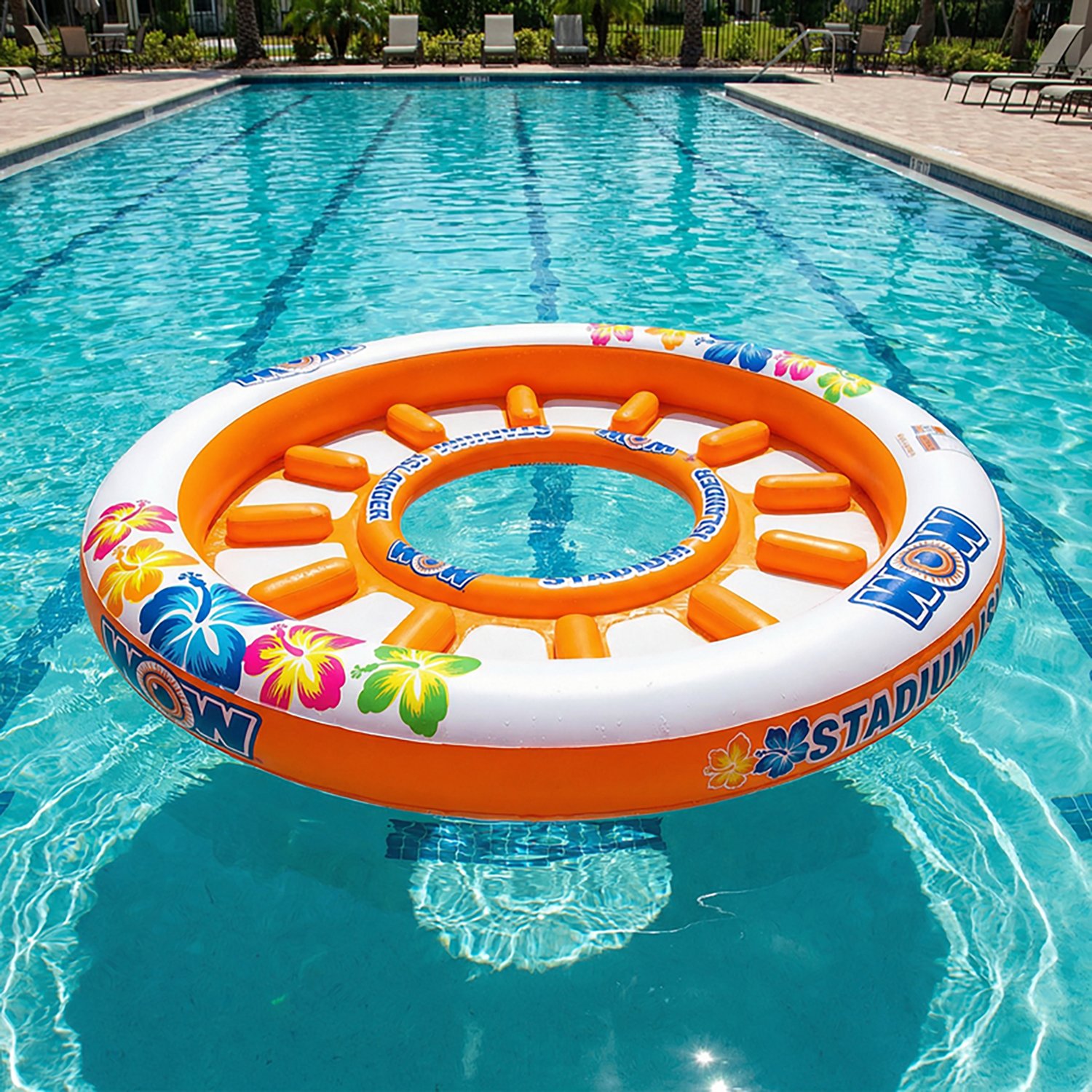 WOW Watersports Stadium Islander 12-Person Inflatable Pool Lounge                                                                - view number 7