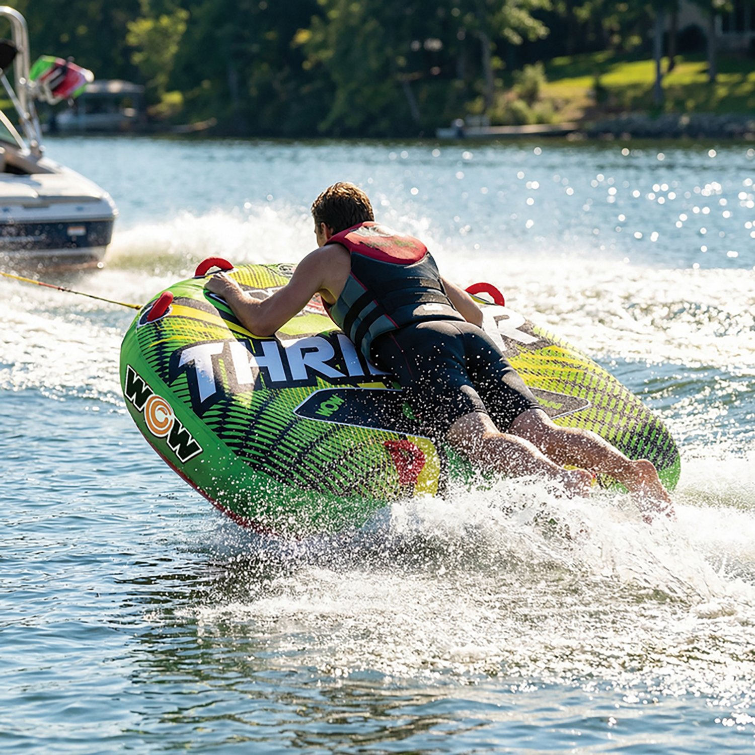 WOW Watersports Thriller 1-Person Inflatable Towable Tube                                                                        - view number 3