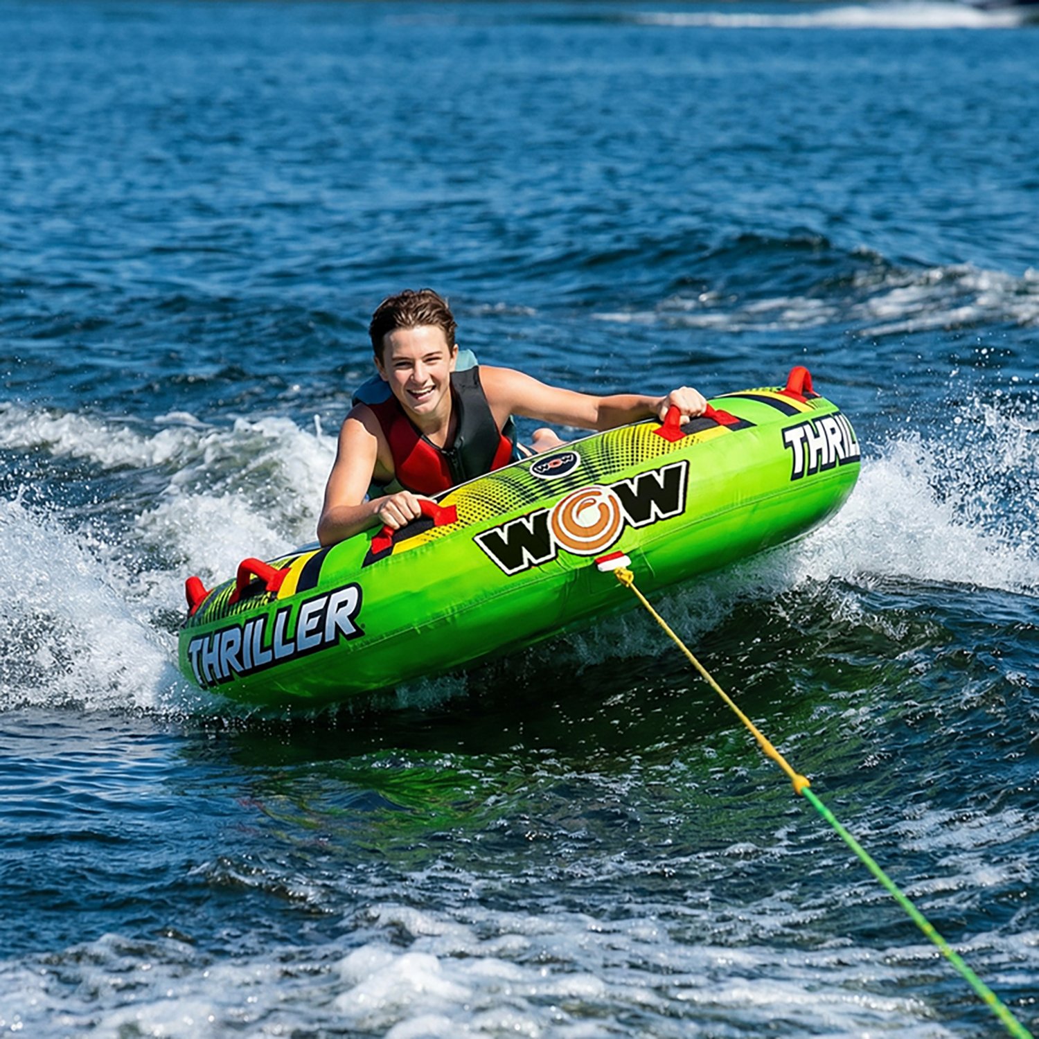 WOW Watersports Thriller 1-Person Inflatable Towable Tube                                                                        - view number 4