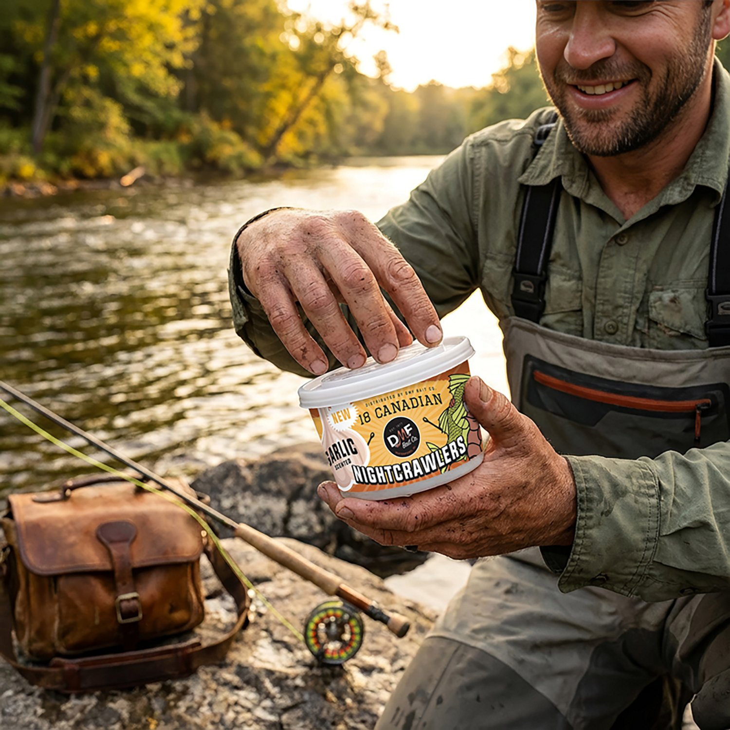 DMF Bait Garlic Scented Nightcrawlers 18-ct                                                                                      - view number 3