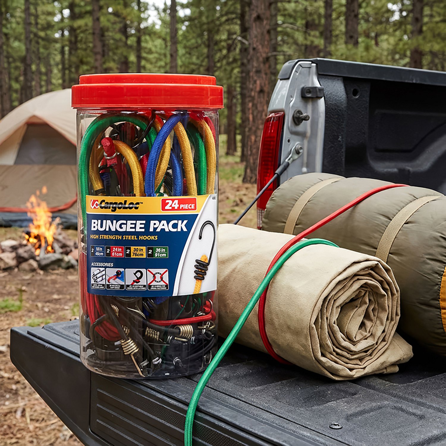 CargoLoc High Strength Steel Hooks Bungee Pack - view number 2