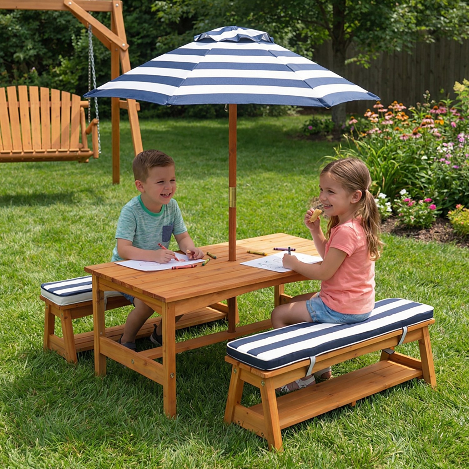 KidKraft Outdoor Table & Bench Set - view number 8