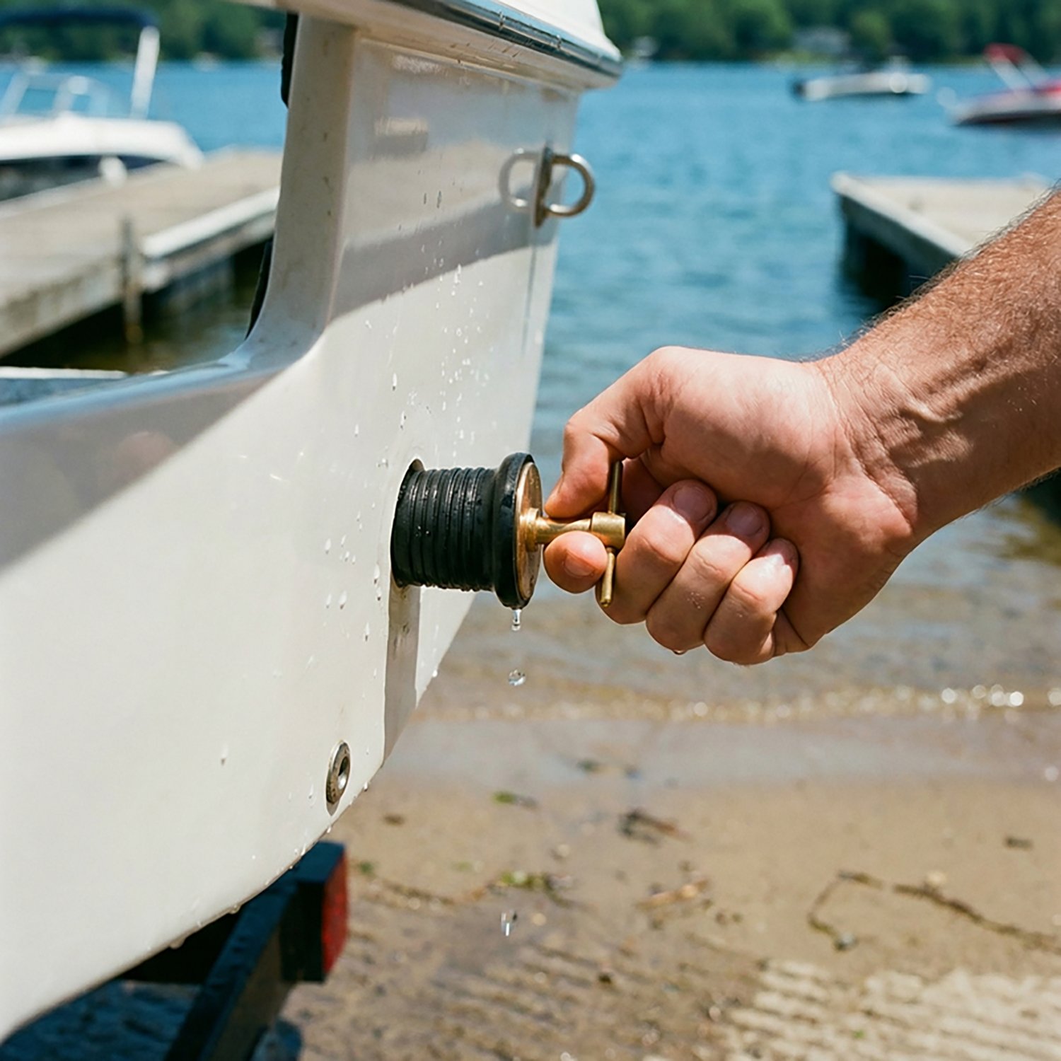 Marine Raider Twist 1 in Brass Drain Plug - view number 2