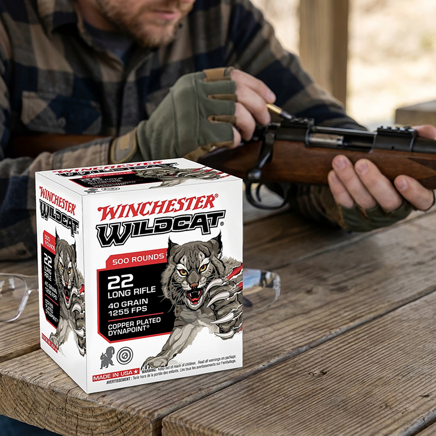 Winchester Wildcat .22 LR 40-Grain Rimfire Ammunition - 500 Rounds - view number 4