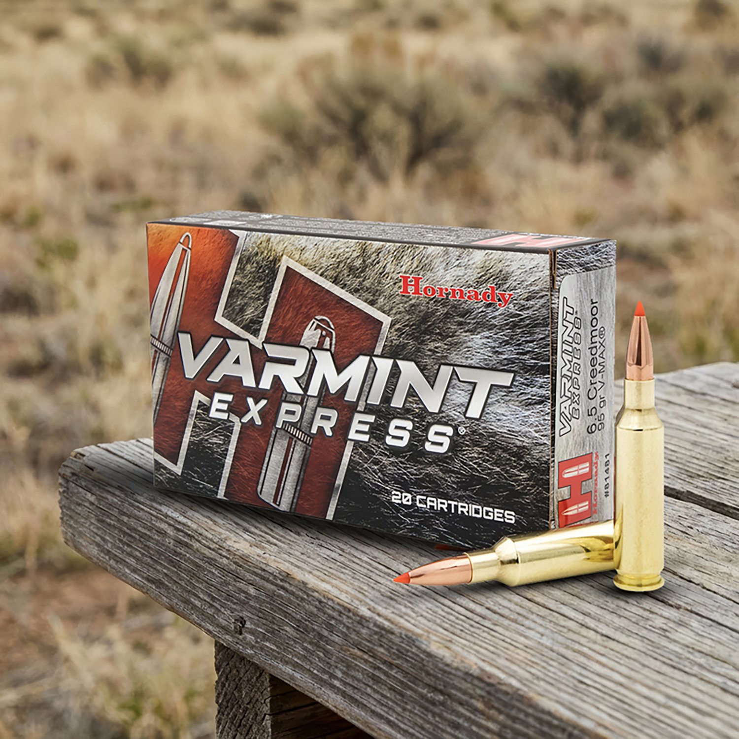 Hornady V-MAX Varmint Express 6.5 Creedmoor 95-Grain Rifle Ammunition - 20 Rounds - view number 2