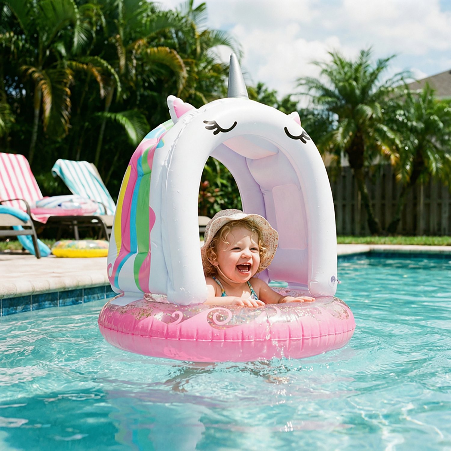 BigMouth Unicorn Lil Float With Canopy - view number 4