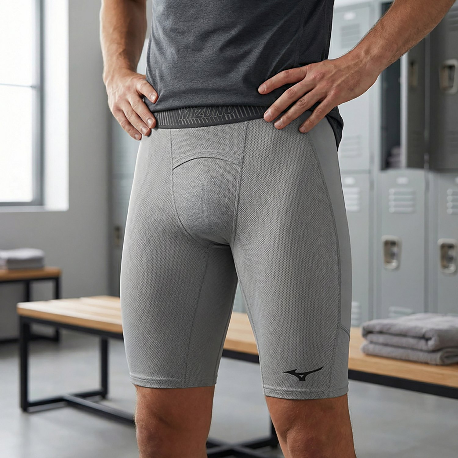 Mizuno Youth Aero Vent Padded Sliding Short White Small - view number 3