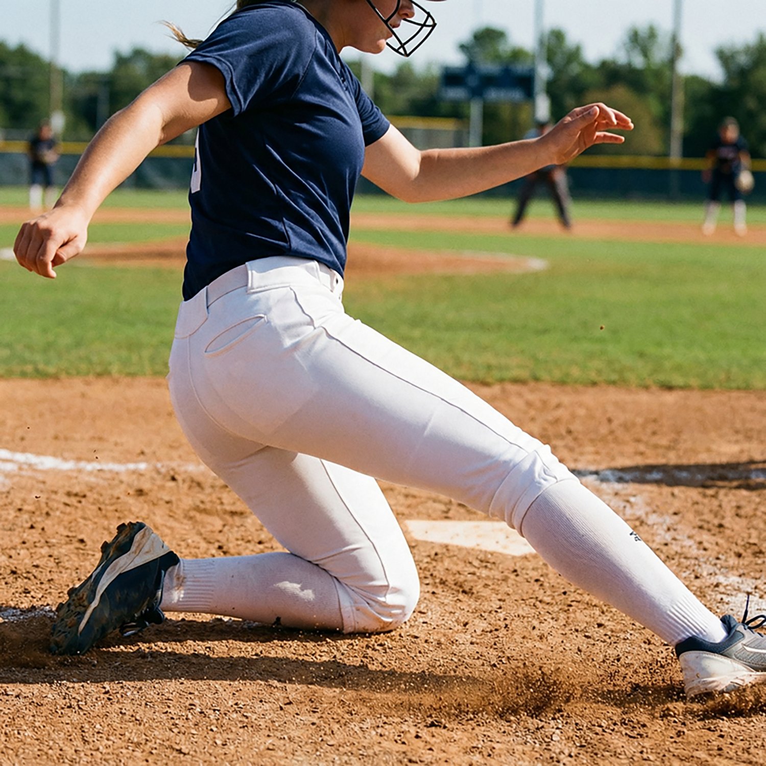 Mizuno Women's Belted Stretch Softball Pants                                                                                     - view number 3