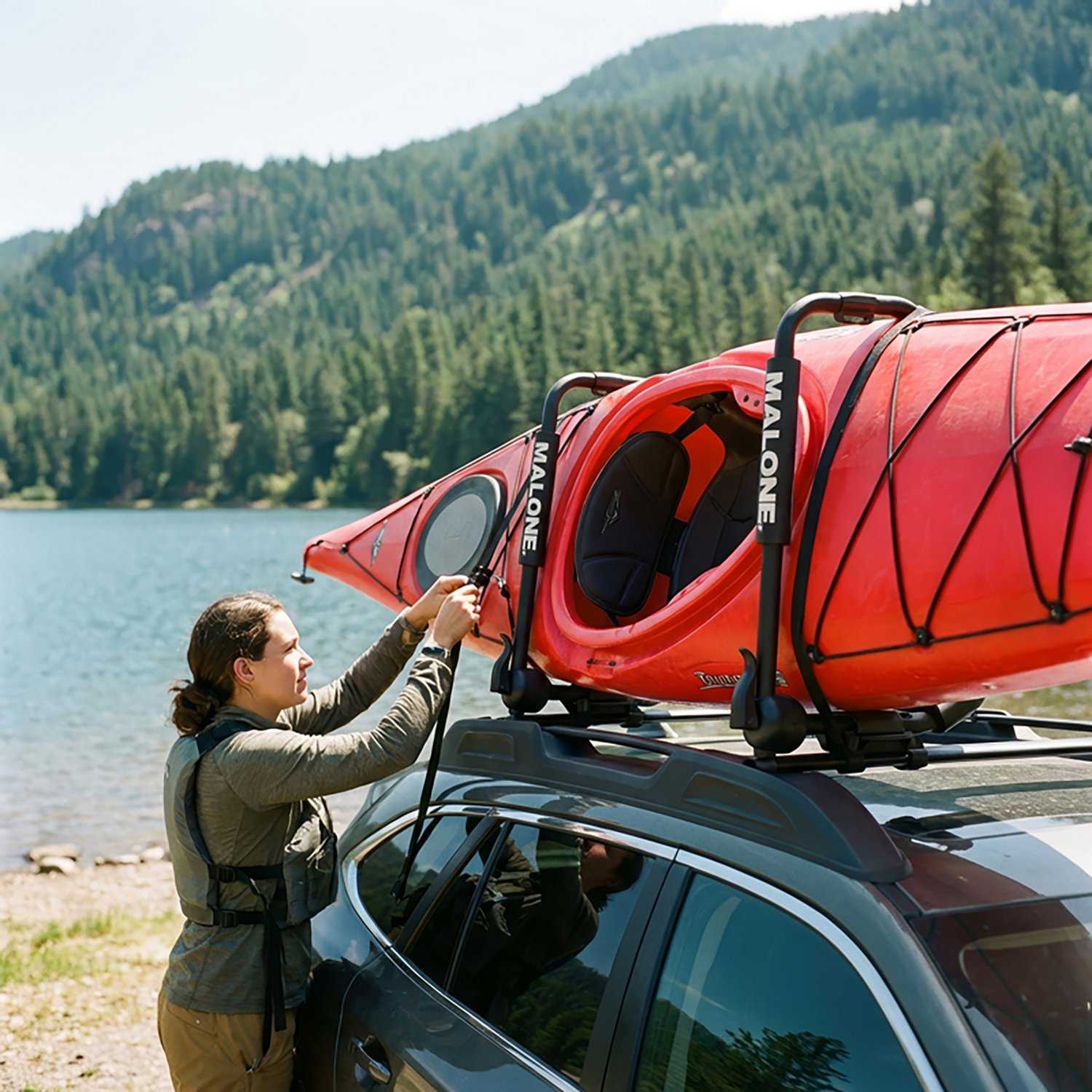 Malone Auto Racks Foldaway-J Folding Kayak Carrier