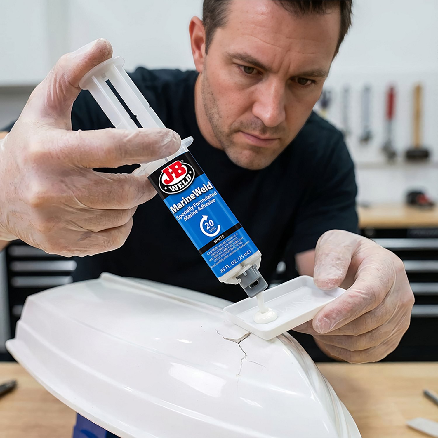 J-B WELD MarineWeld Syringe 0.8 oz - view number 2