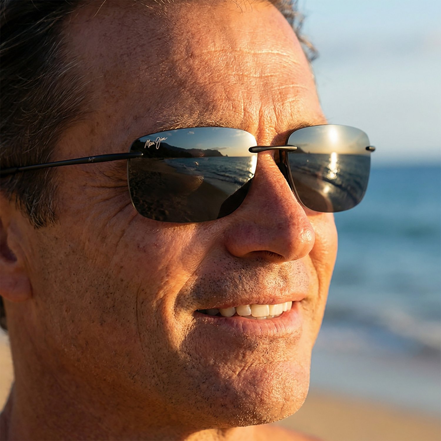 Maui Jim Hema Rimless Polarized Sunglasses - view number 3