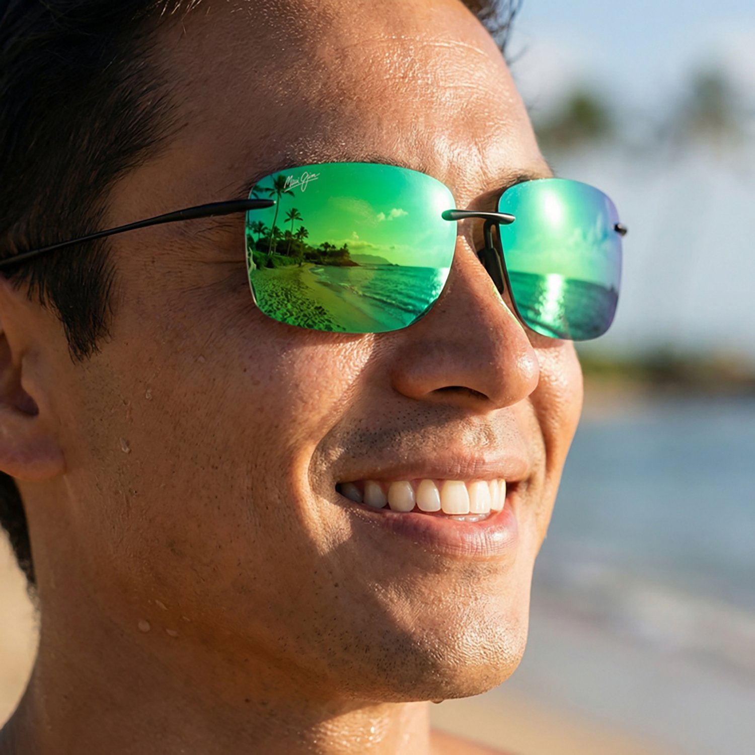 Maui Jim Hema Rimless Polarized Sunglasses - view number 3