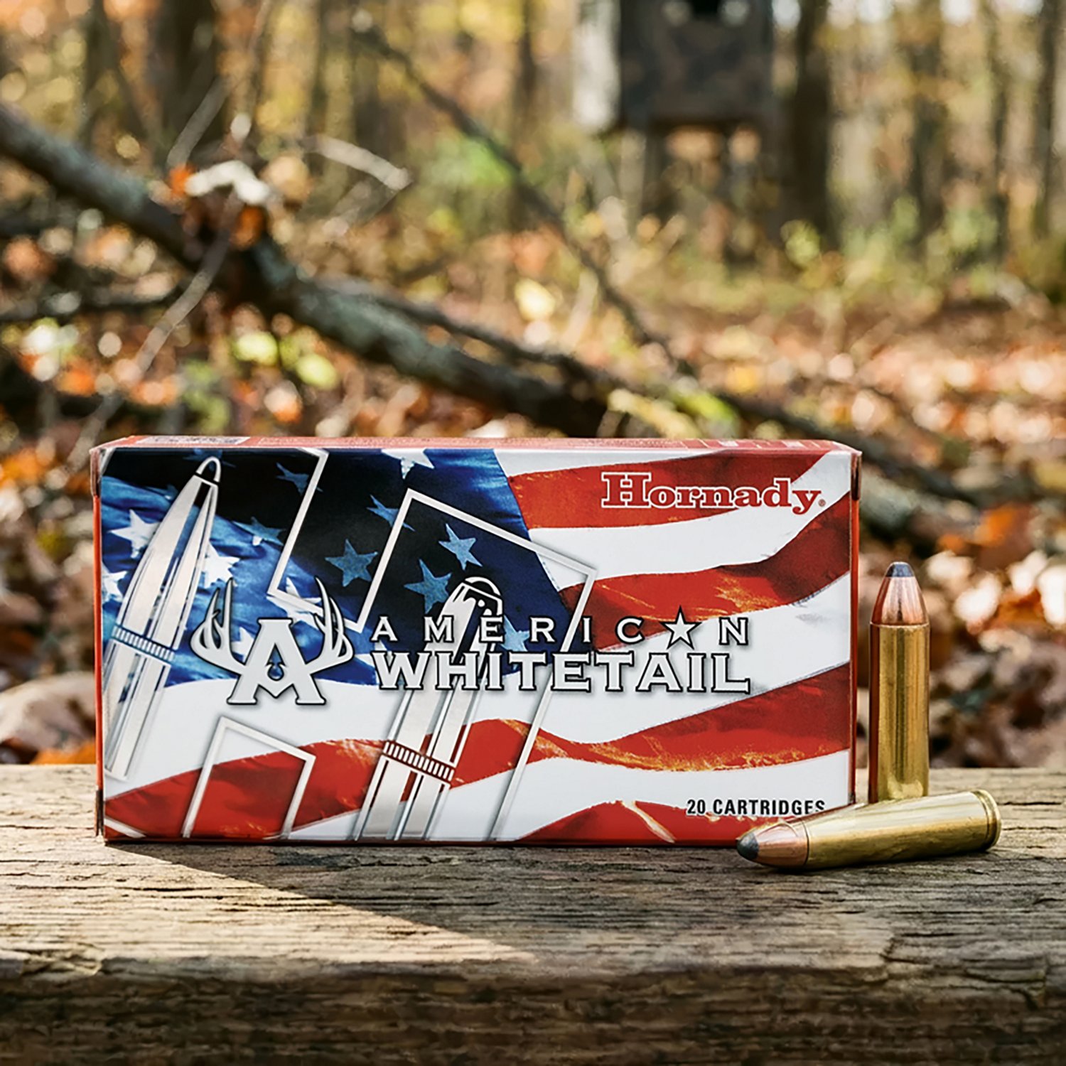 Hornady American White Tail 450 Bushmaster 245-Grain Interlock Rifle Ammunition - 20 Rounds - view number 2