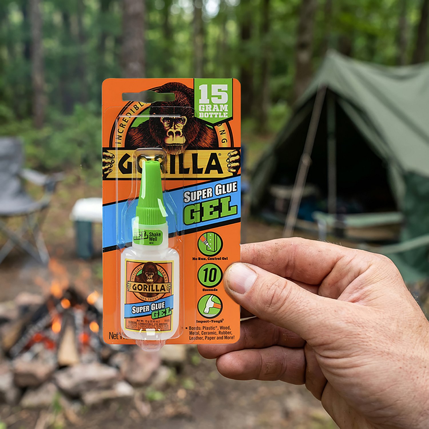 Gorilla Original Super Glue Gel 15 g Bottle                                                                                      - view number 3