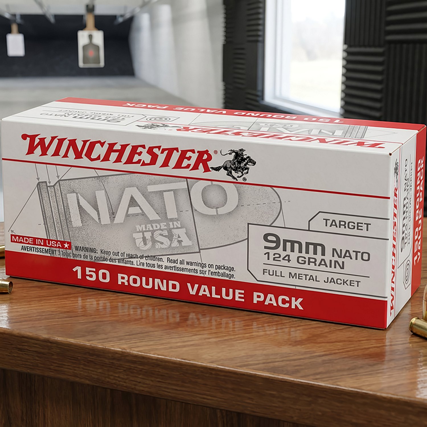 Winchester USA 9mm NATO 124-Grain Handgun Ammunition - 150 Rounds - view number 5