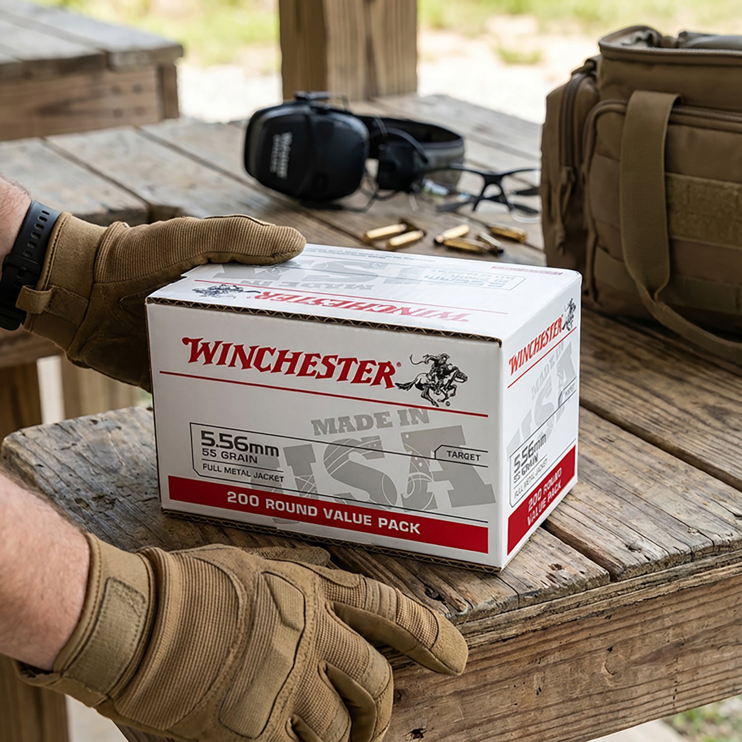 Winchester USA 5.56mm 55-Grain FMJ Ammunition - 200 Rounds - view number 4