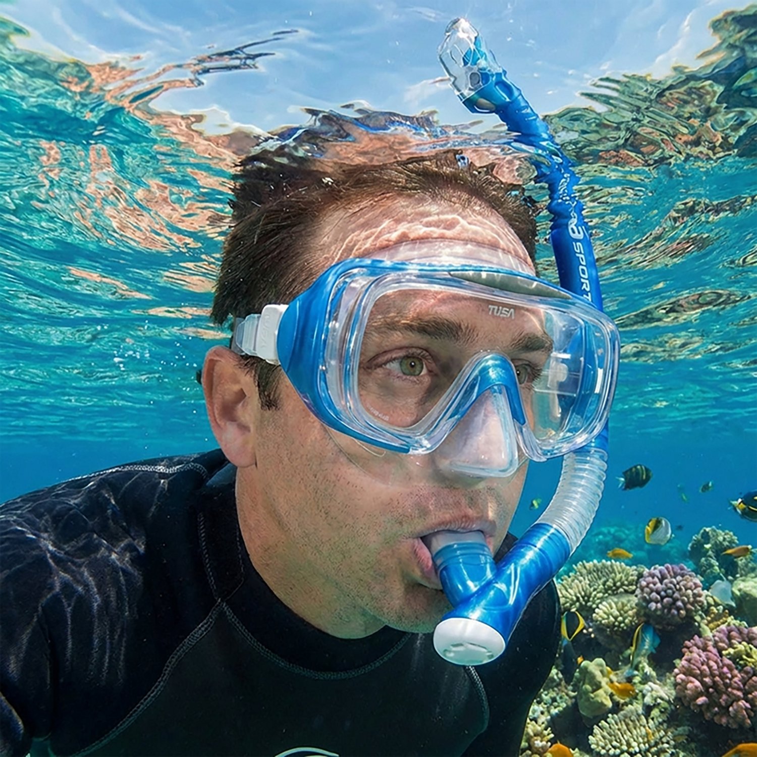 TUSA Imprex Adults' 3-D Purge Mask and Dry Snorkel Combo                                                                         - view number 8