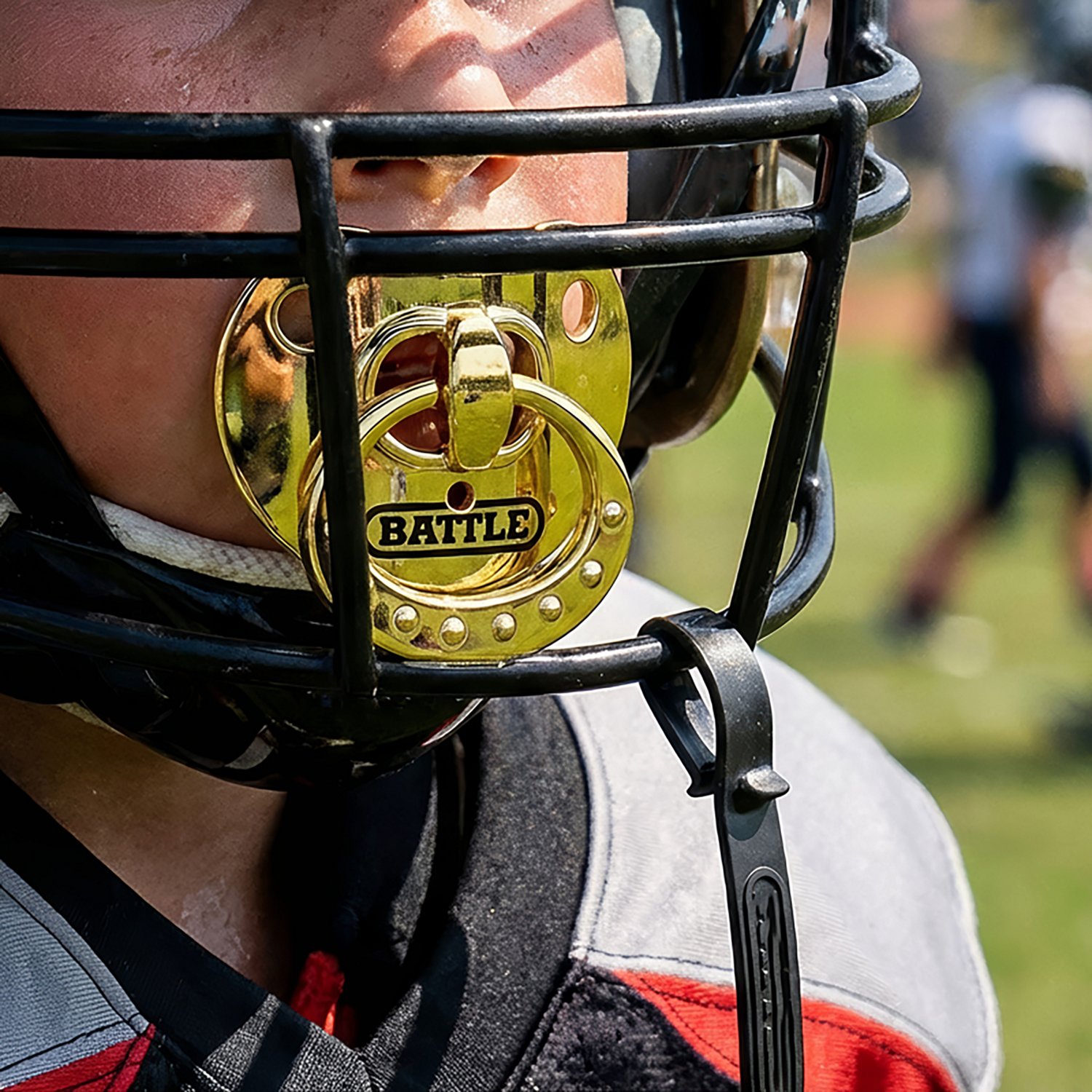 Battle Kids' Chrome Binky Oxygen Football Mouth Guard