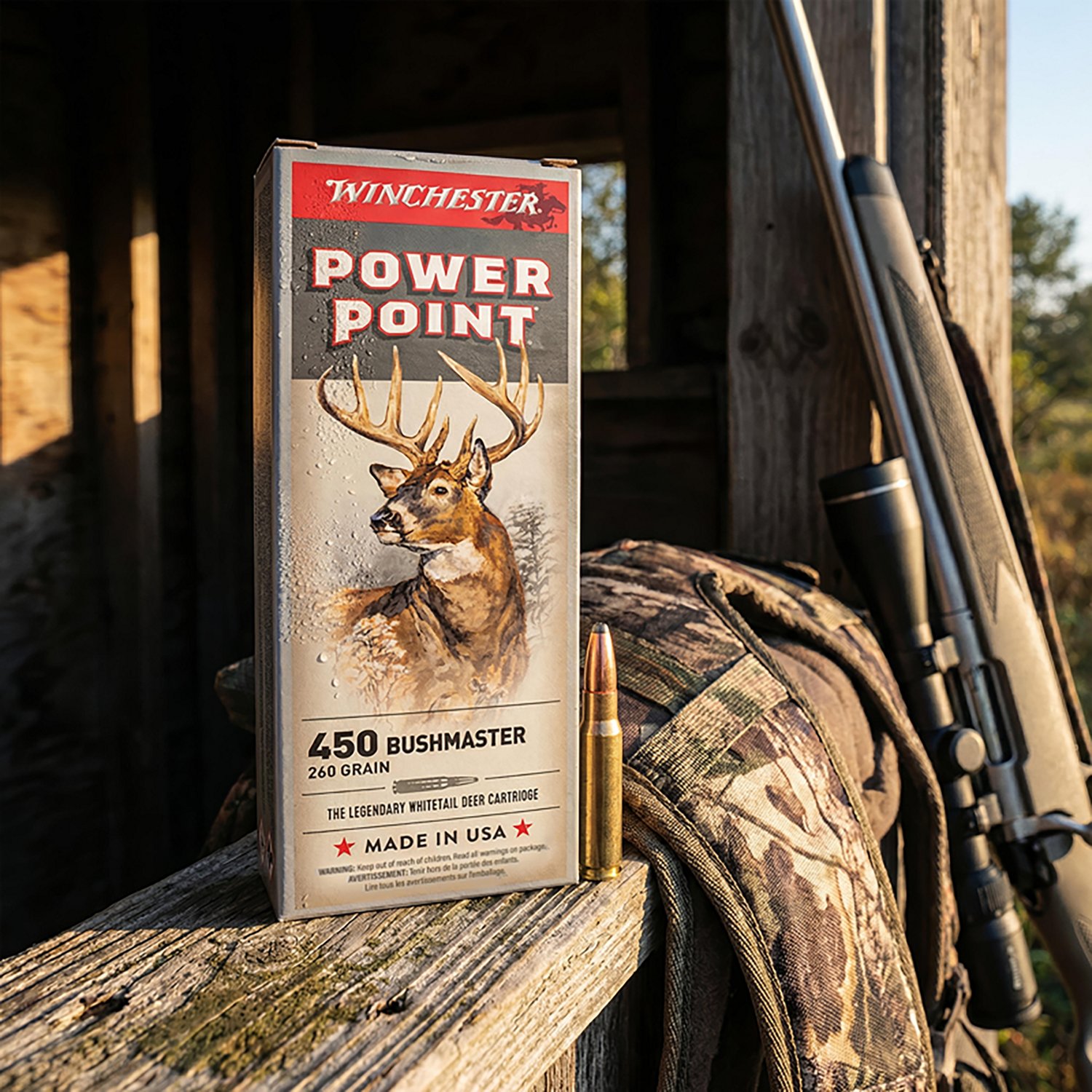 Winchester Super X .450 Bushmaster 260-Grain Rifle Ammunition - view number 3