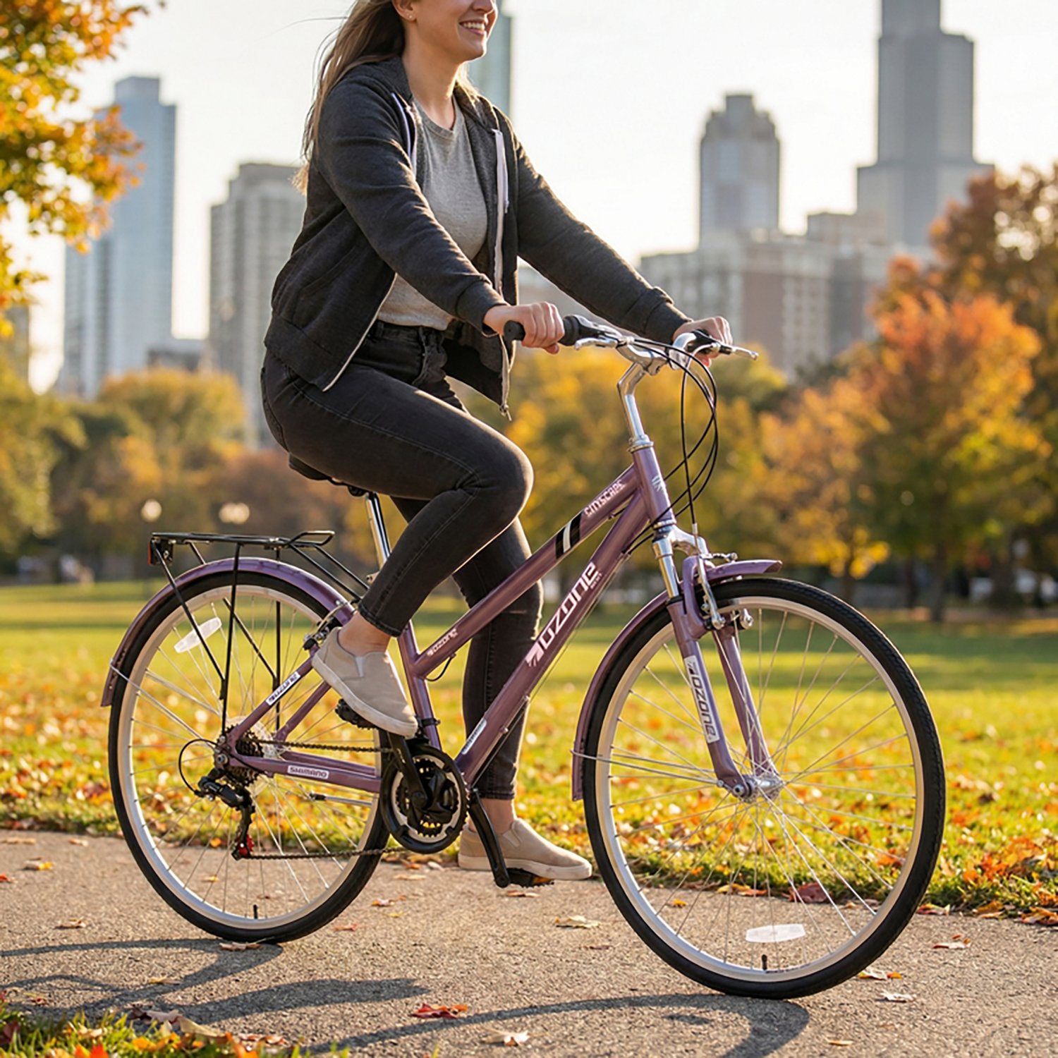 Ozone 500 Women's 700c Cityscape Hybrid Bike                                                                                     - view number 4
