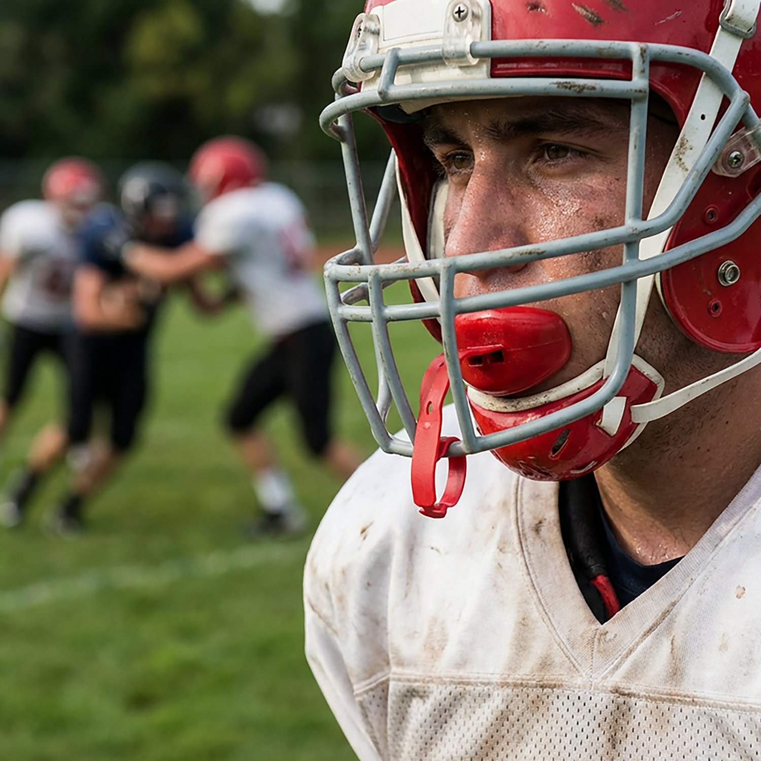 Markwort Adults' Vettex Model 25 DoubleGuard Mouth Guard with Lip Protection                                                     - view number 2