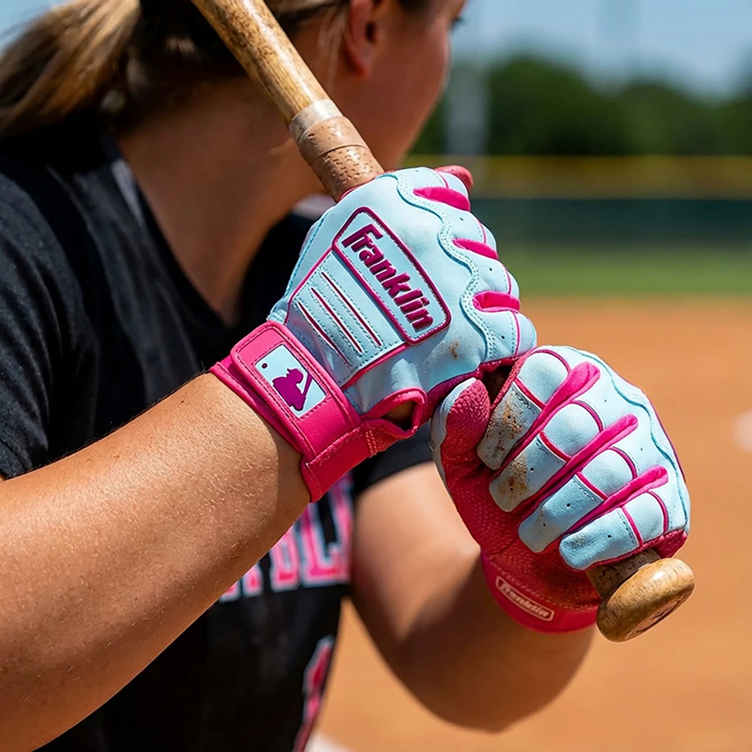 Franklin Youth CFX Pro Chrome Batting Gloves                                                                                     - view number 7