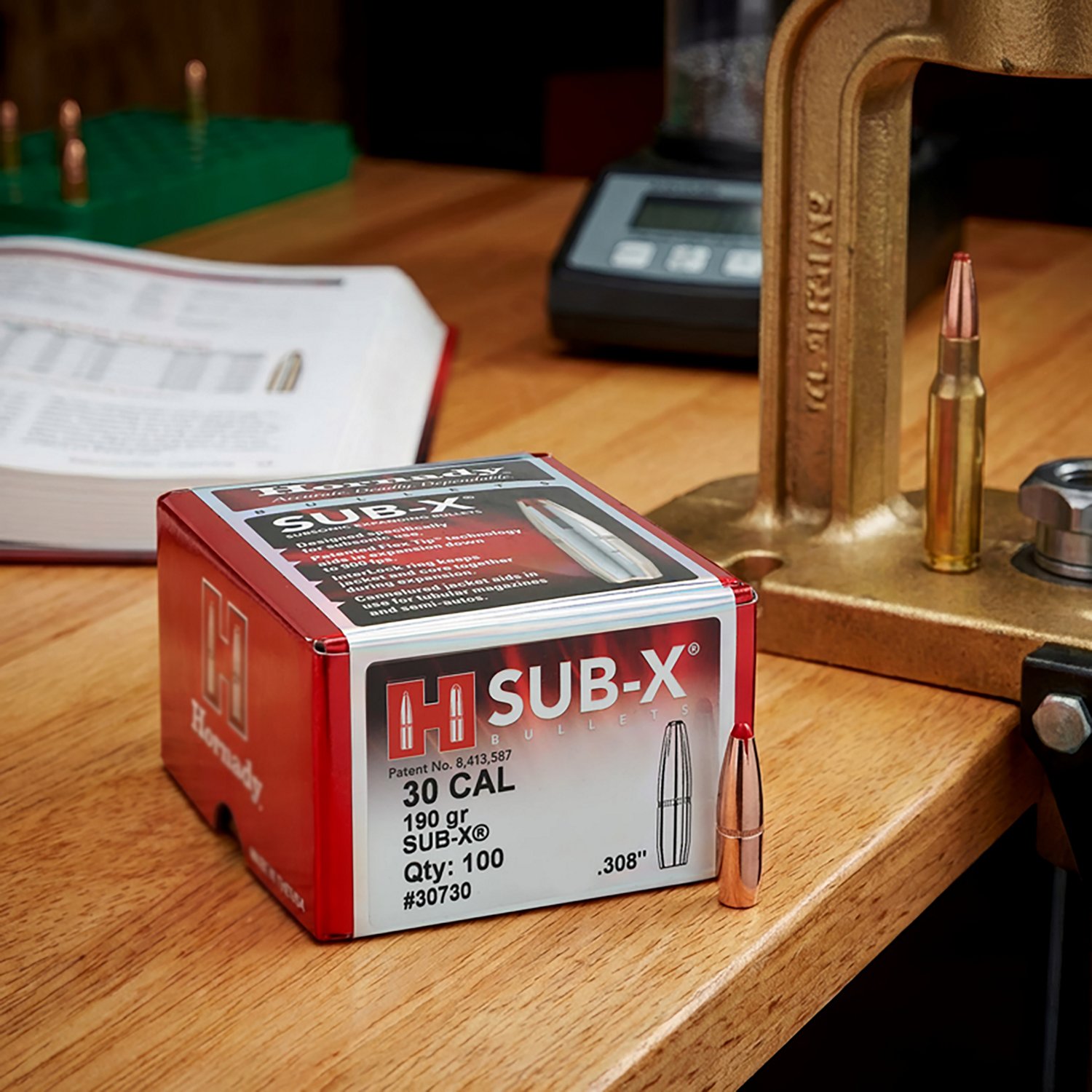 Hornady Sub-X .308 190-Grain Reloading Bullets - view number 2