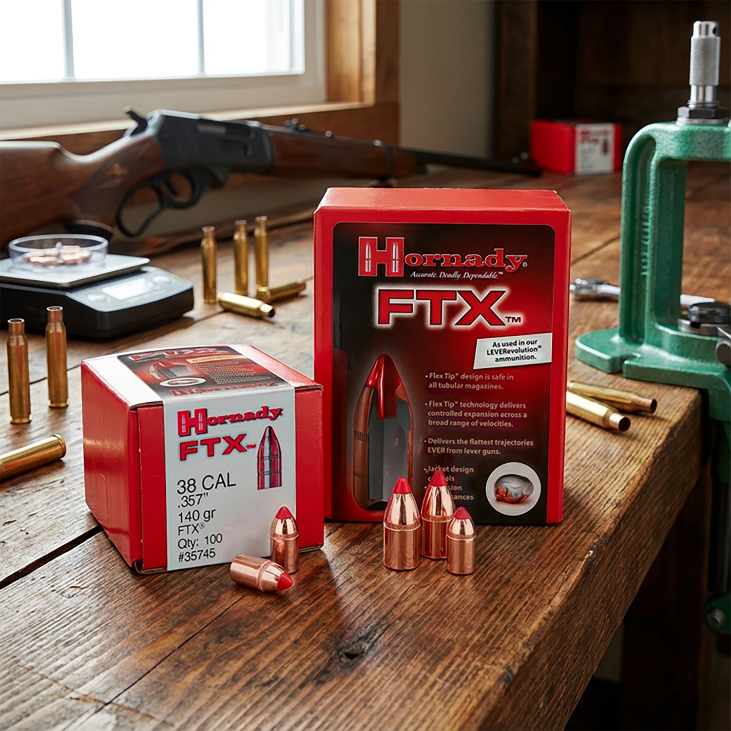 Hornady FTX 35 Caliber 165-Grain Reloading Bullets - view number 2