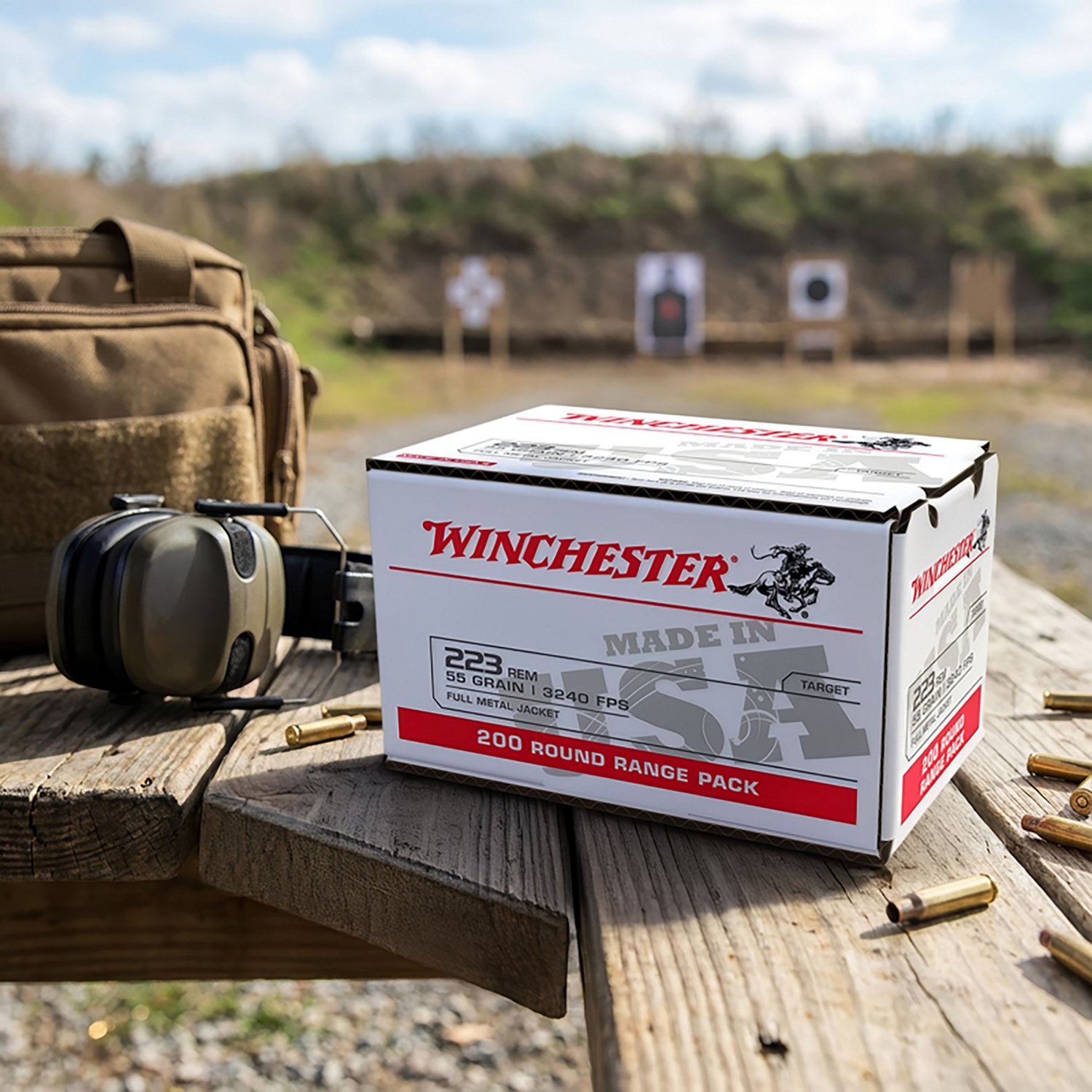 Winchester USA .223 Rem 55-Grain Full Metal Jacket Ammunition - 200 Rounds - view number 4