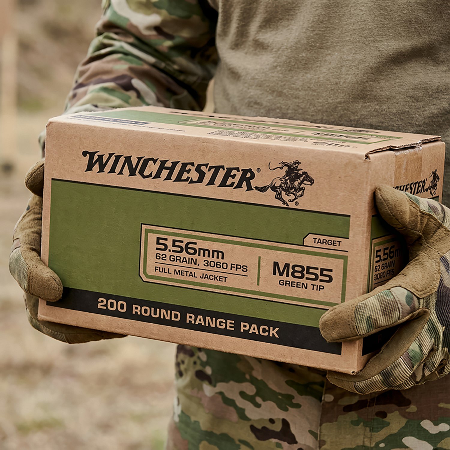 Winchester USA 5.56x45mm M855 Full Metal Jacket Lead Core Ammunition - 200 Rounds - view number 4