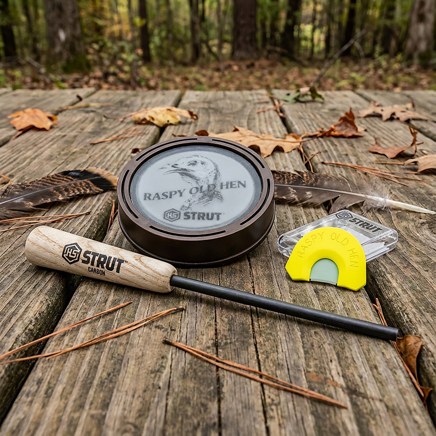 Hunter's Specialties Strut Raspy Old Hen Slate Turkey Call with Mouth Call - view number 2