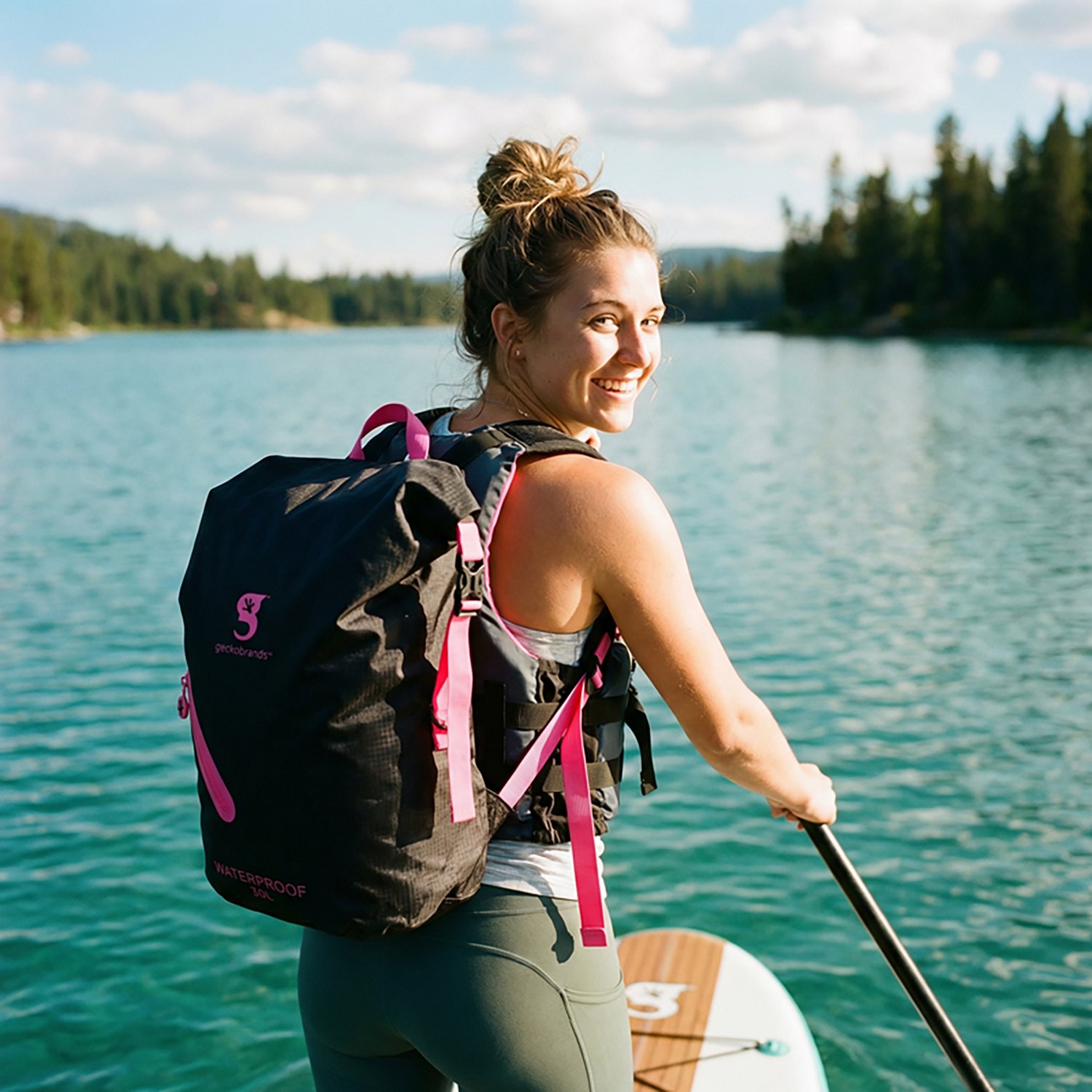 geckobrands Lightweight Waterproof 30L Backpack                                                                                  - view number 4