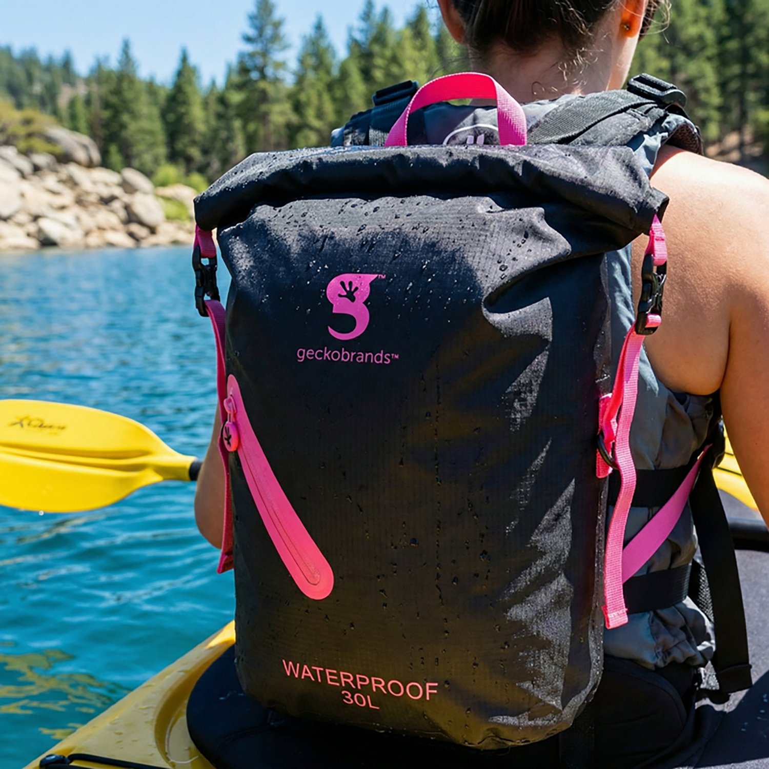 geckobrands Lightweight Waterproof 30L Backpack                                                                                  - view number 5