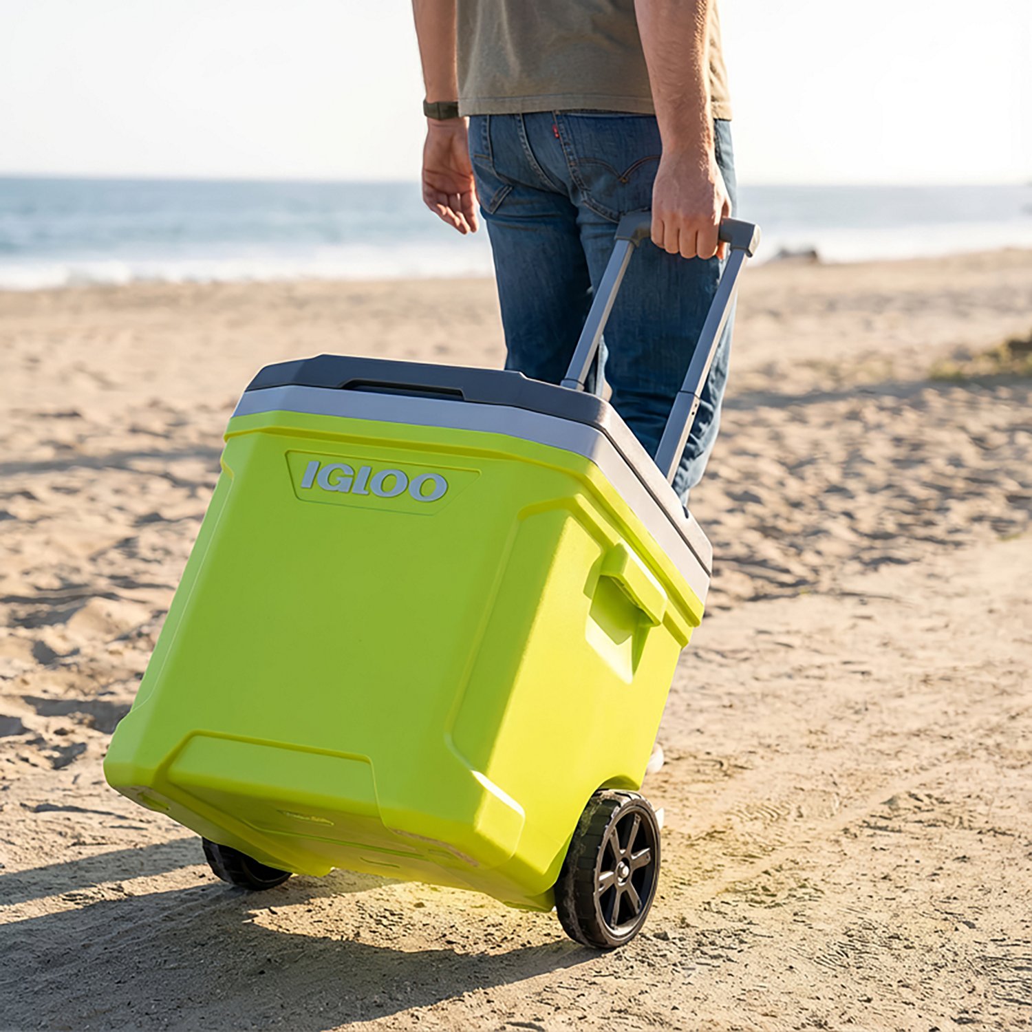 Igloo Latitude 60 qt Roller Cooler                                                                                               - view number 4