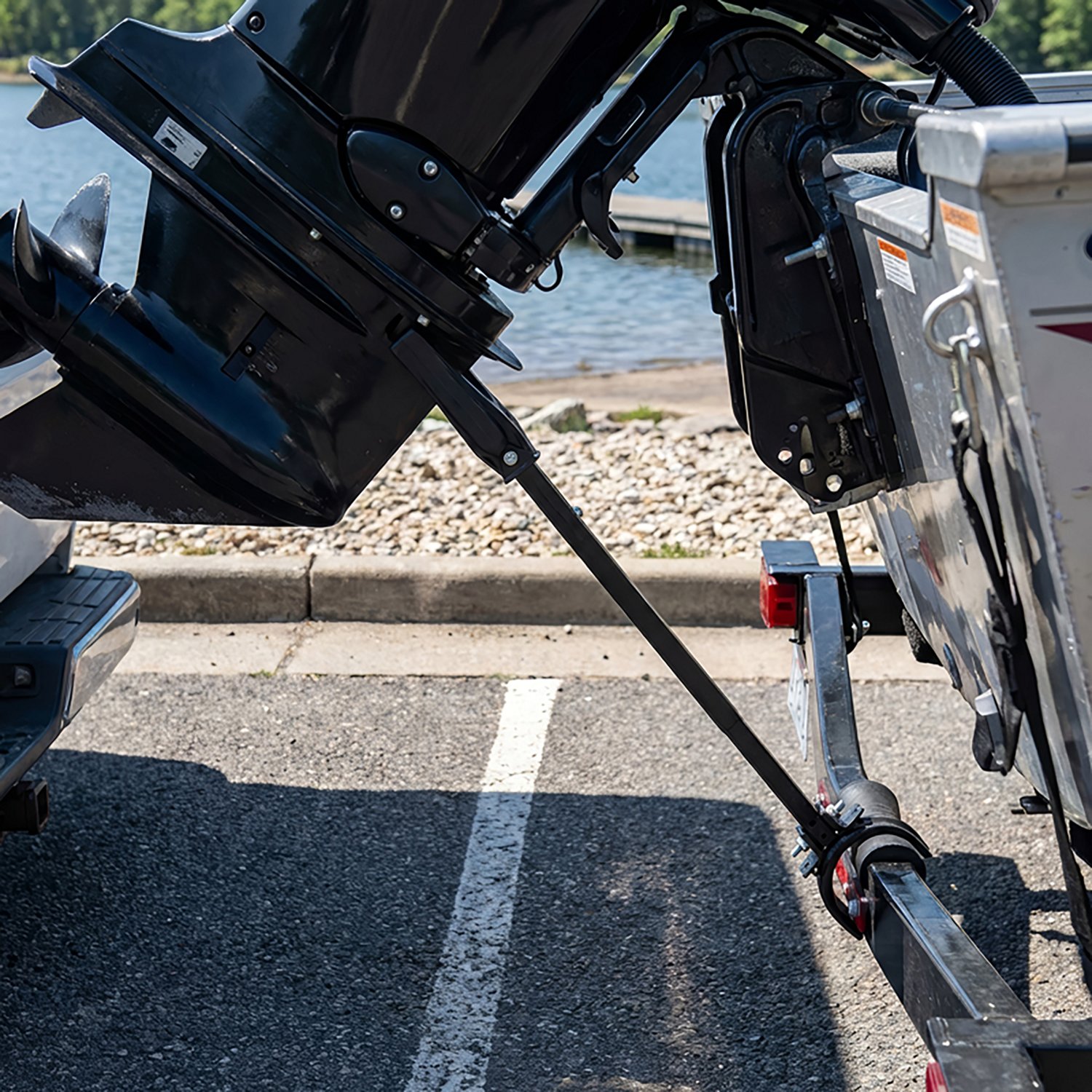Shoreline Marine Dual Mount Transom Support Bracket - view number 2