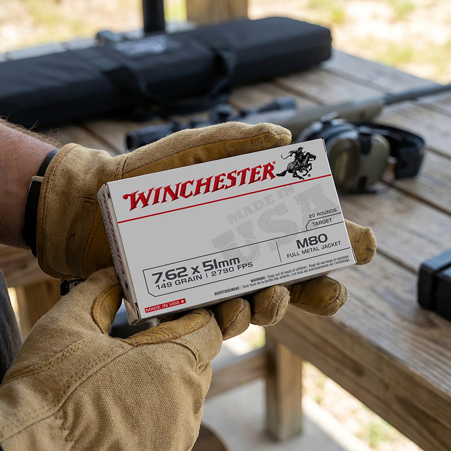 Winchester USA 7.62 x 51mm NATO 149-Grain Ammunition - 20 Rounds - view number 4