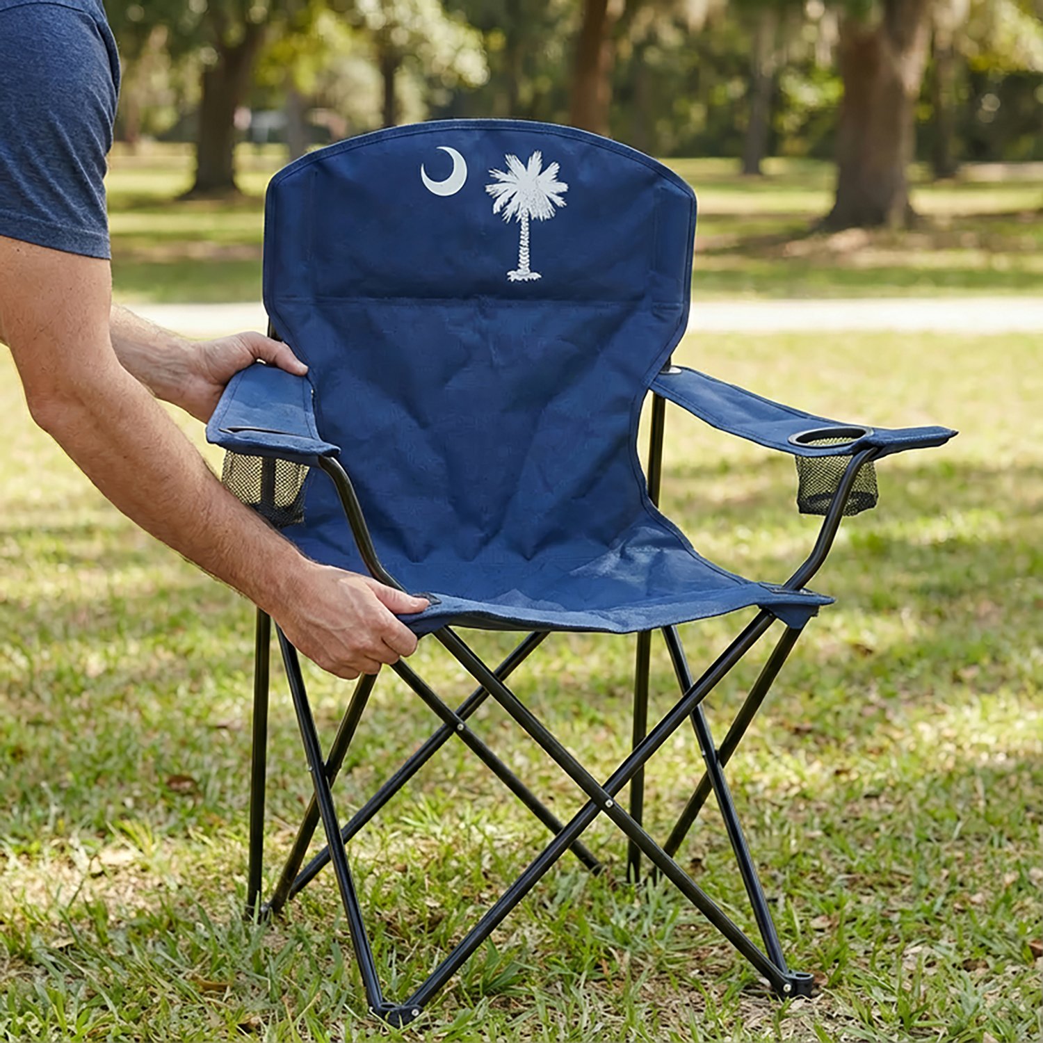 Academy Sports + Outdoors South Carolina Folding Chair                                                                           - view number 3