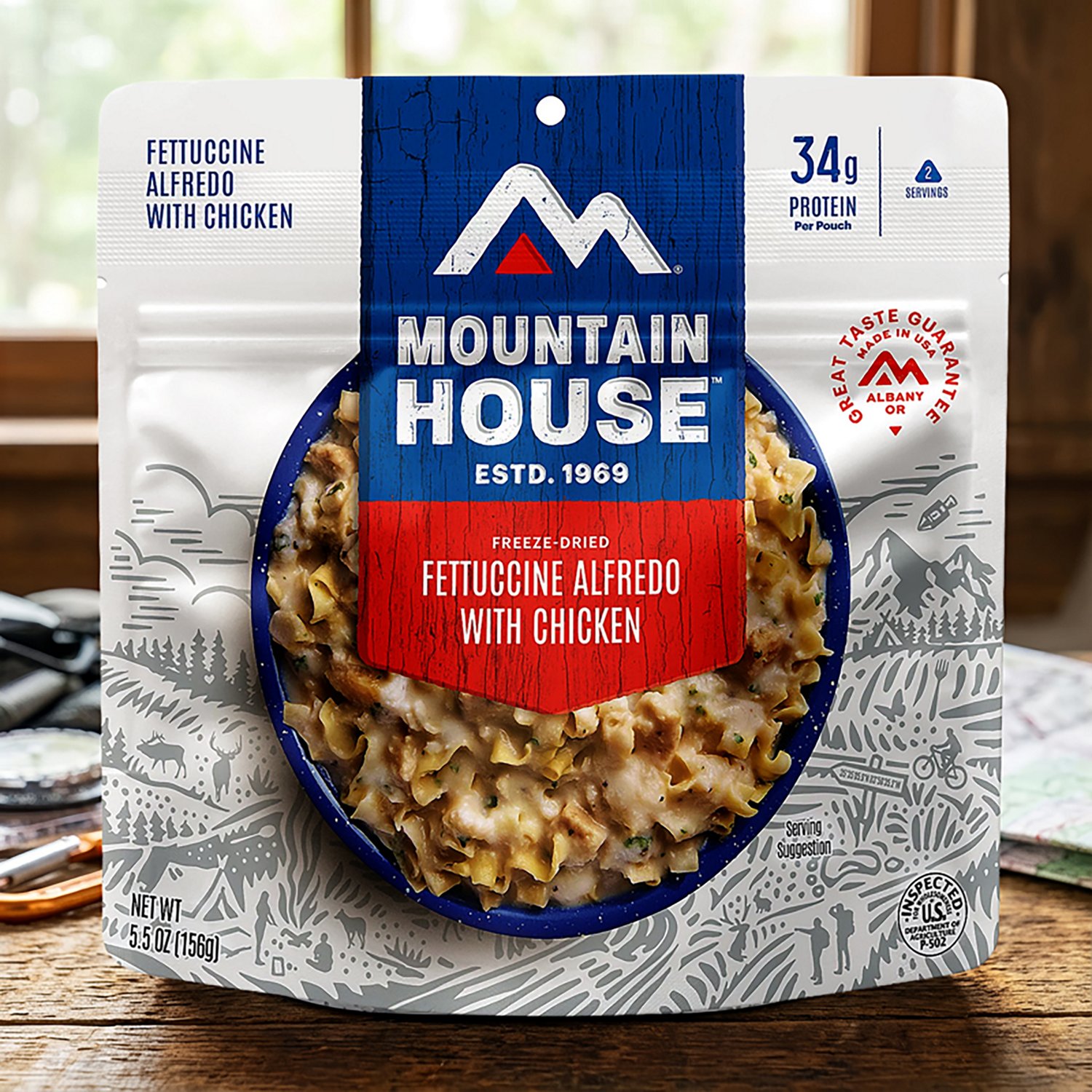Mountain House Dry Fettuccine Alfredo with Chicken Pouch                                                                         - view number 6