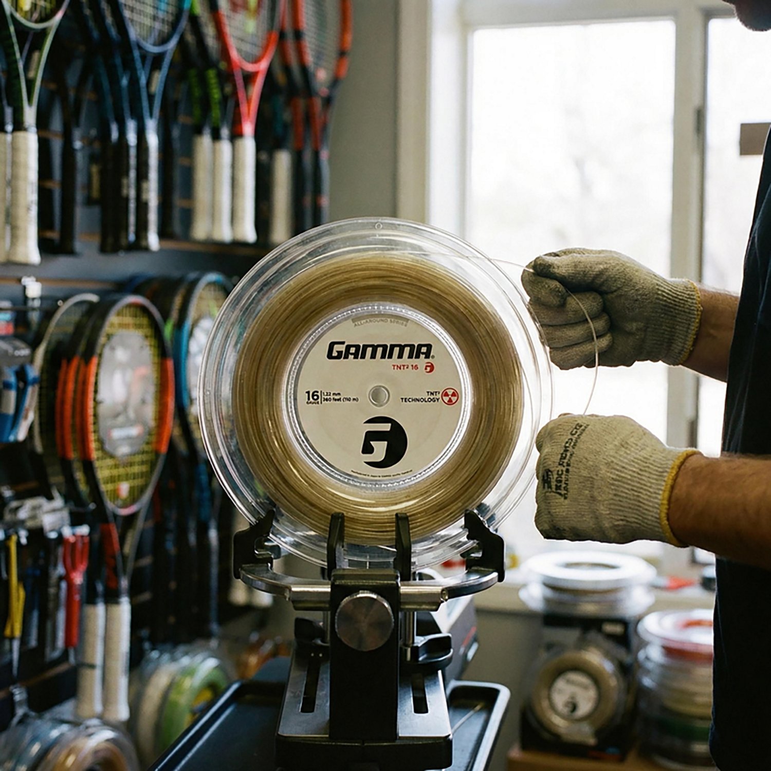 Gamma TNT2 16 Gauge Tennis String Reel - view number 3
