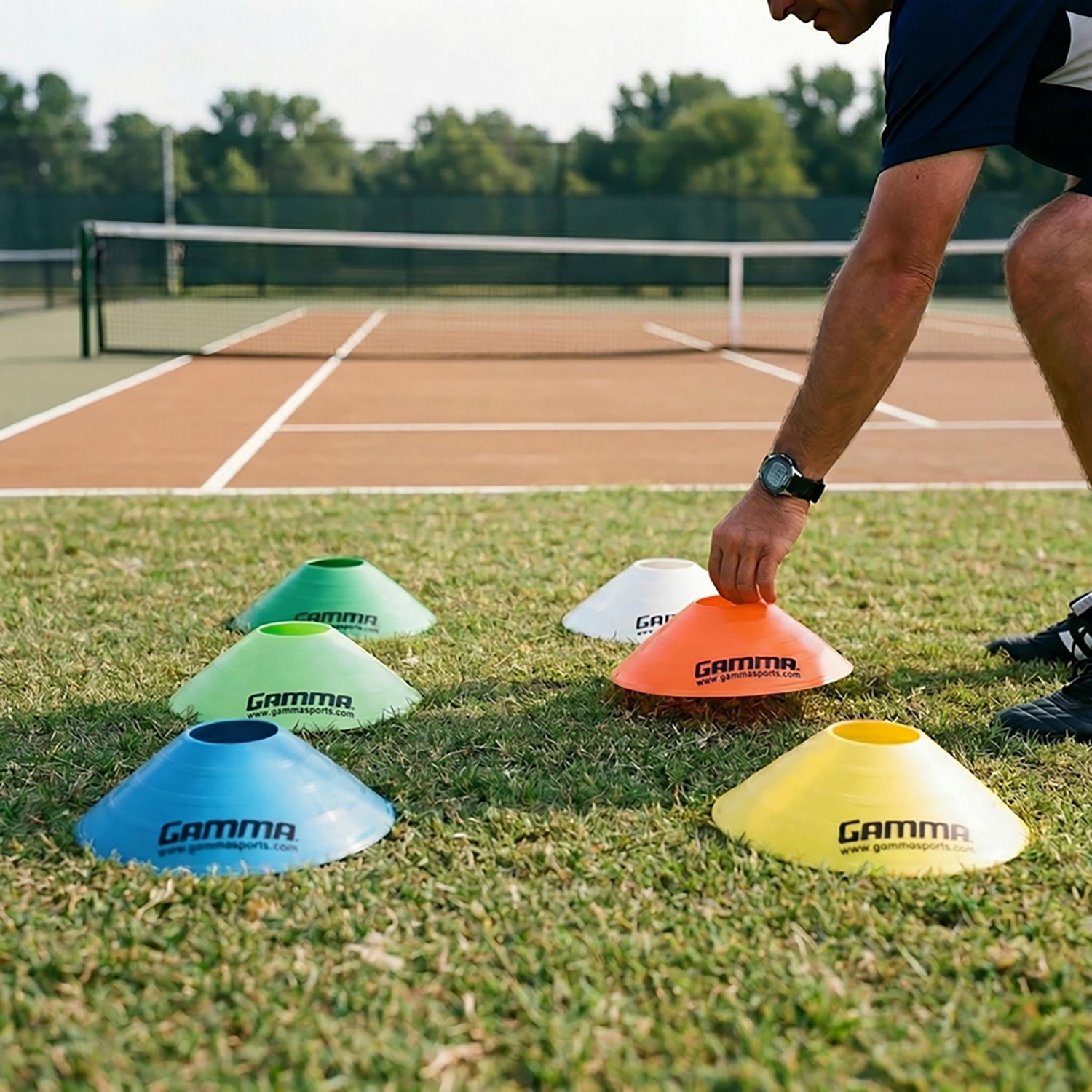 Gamma Tennis Disc Cones 5-Pack - view number 3