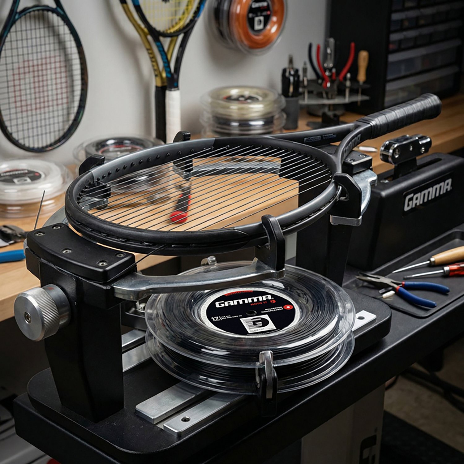 Gamma Moto 17 Gauge Tennis String Reel - view number 2