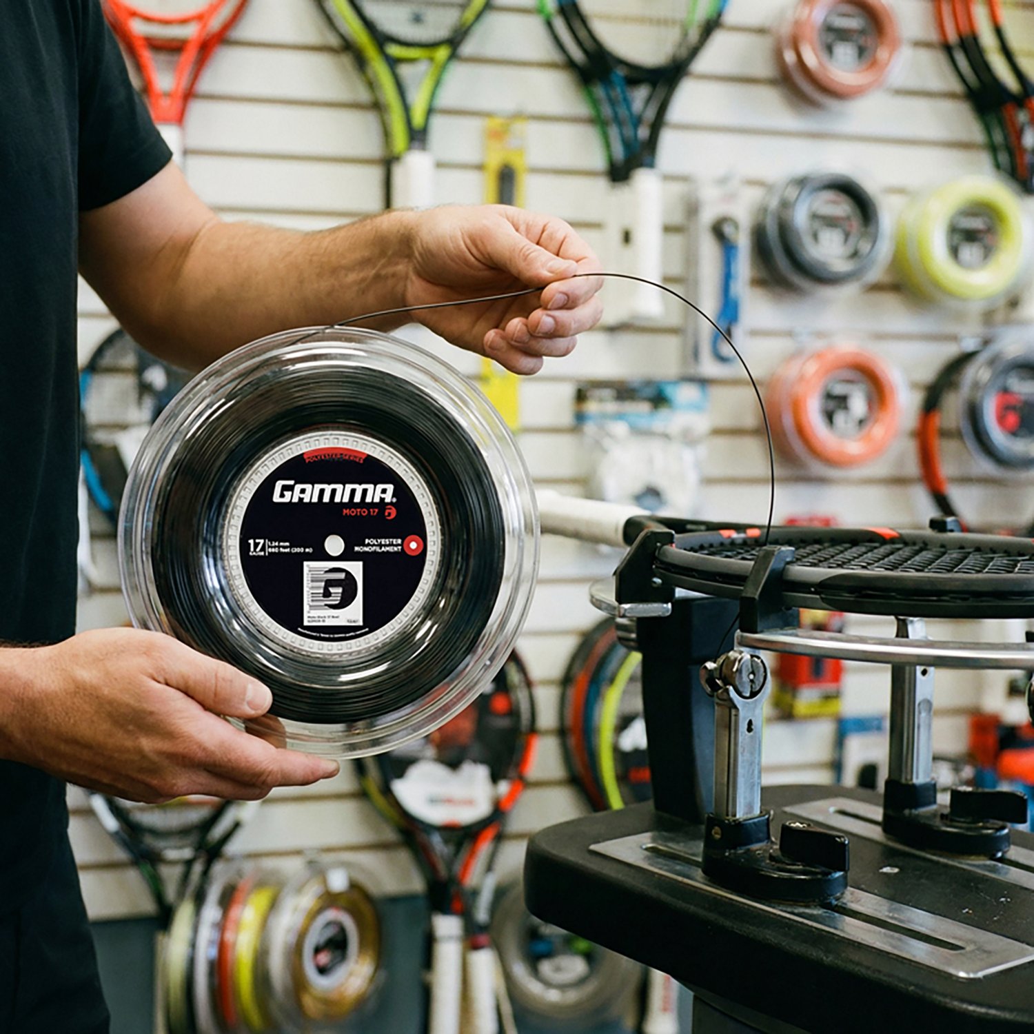 Gamma Moto 17 Gauge Tennis String Reel - view number 3