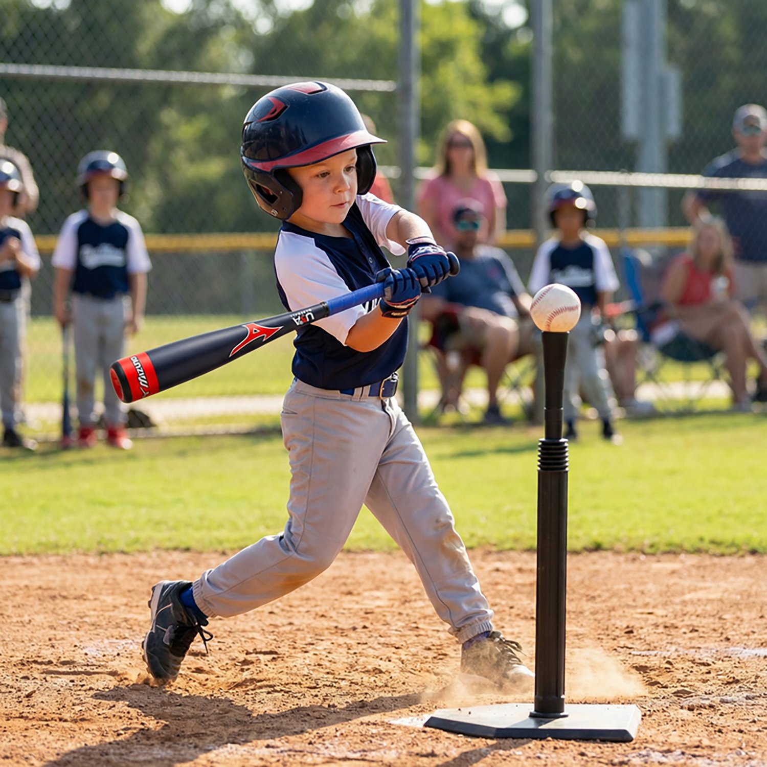 Mizuno Youth B21-Hot Metal Big Barrel USA T-Ball Bat (-12) - view number 7