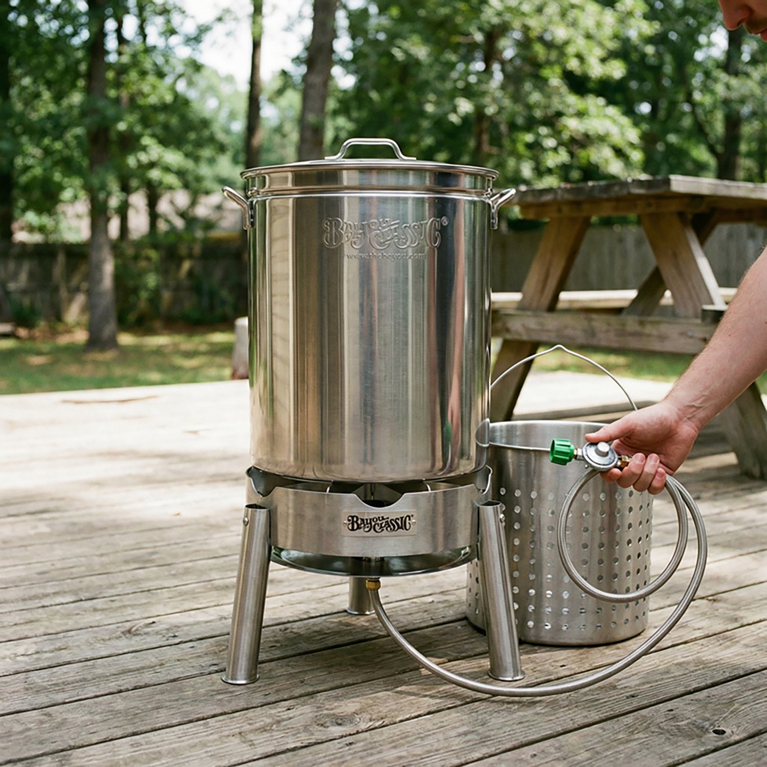 Bayou Classic 62 qt Stainless Cooker Kit - view number 2