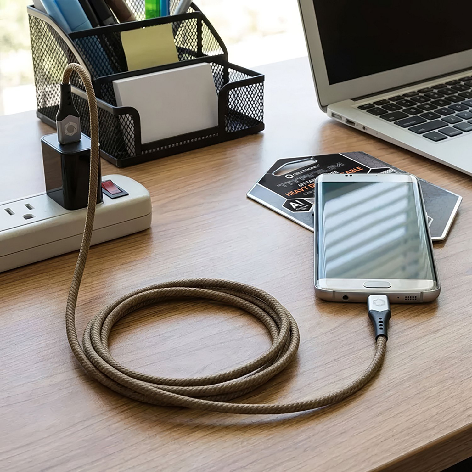 Celltronix Titanium Type C 6 ft Braided Cable - view number 2